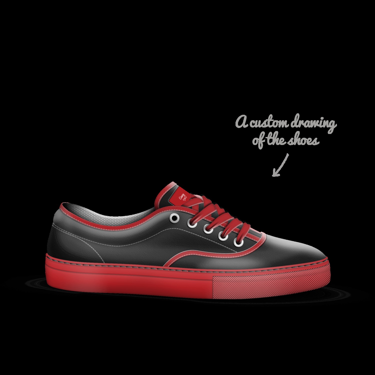 casey custom sneakers