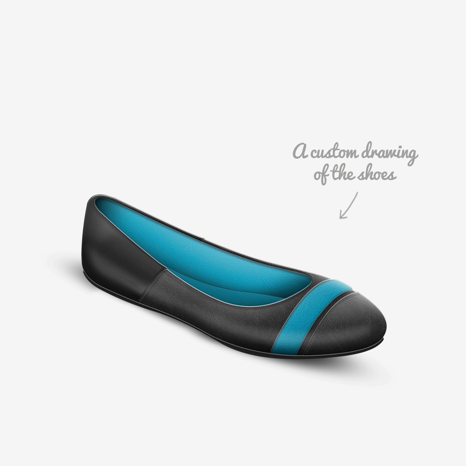 Fesha custom made in Italy shoes by William Palmer | Sketch view