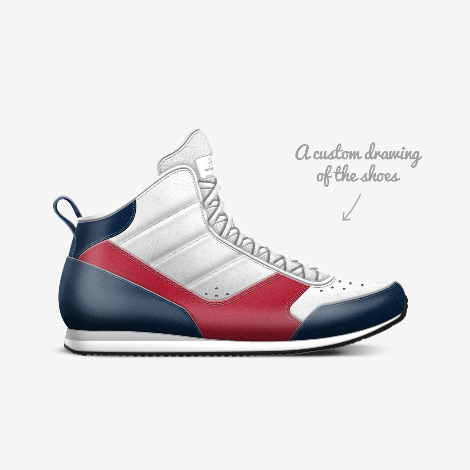 MASTER GROOMER 💈 custom made in Italy shoes by Marvin Church | Sketch view