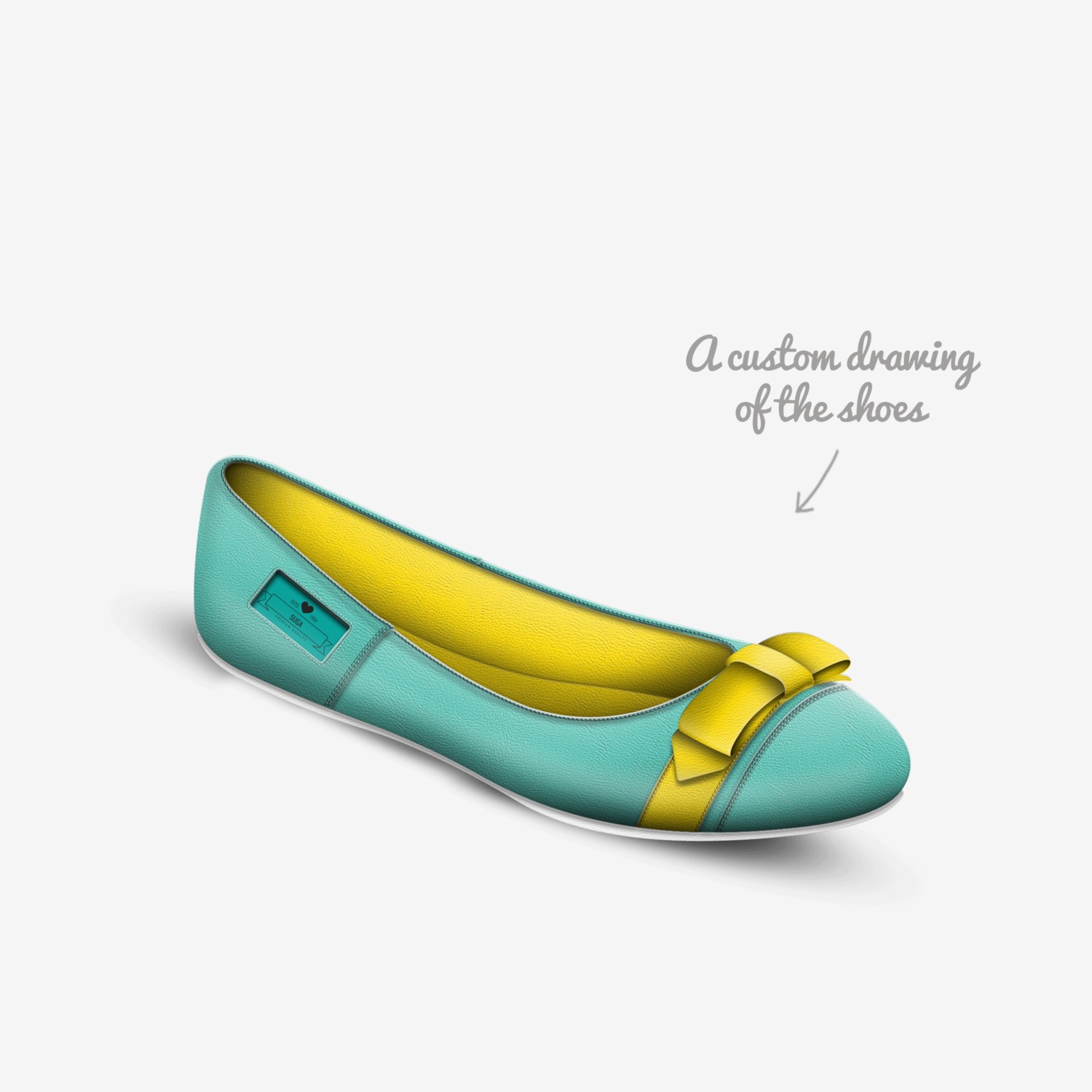 Suga custom made in Italy shoes by Olesha Waites | Sketch view