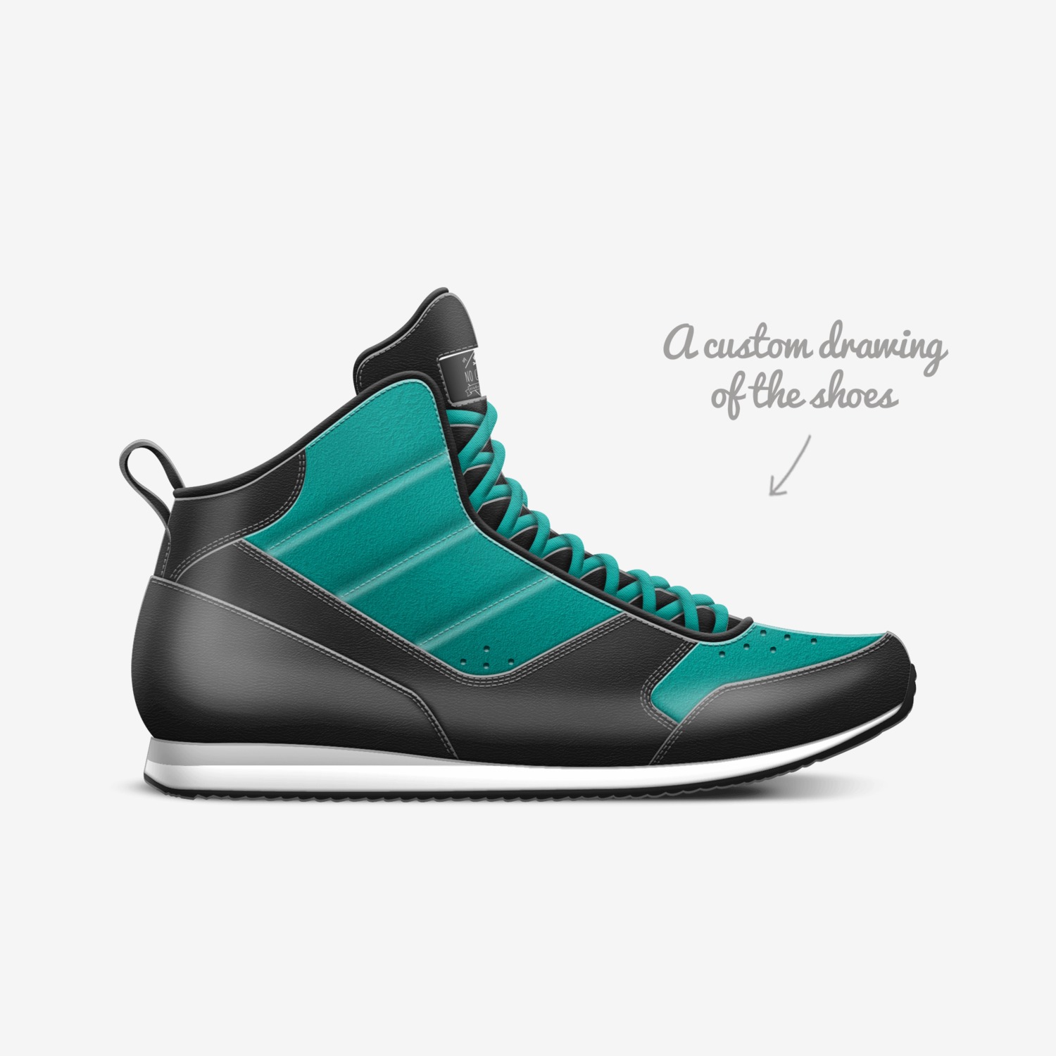 No good custom made in Italy shoes by Arely Ghigliotty | Sketch view