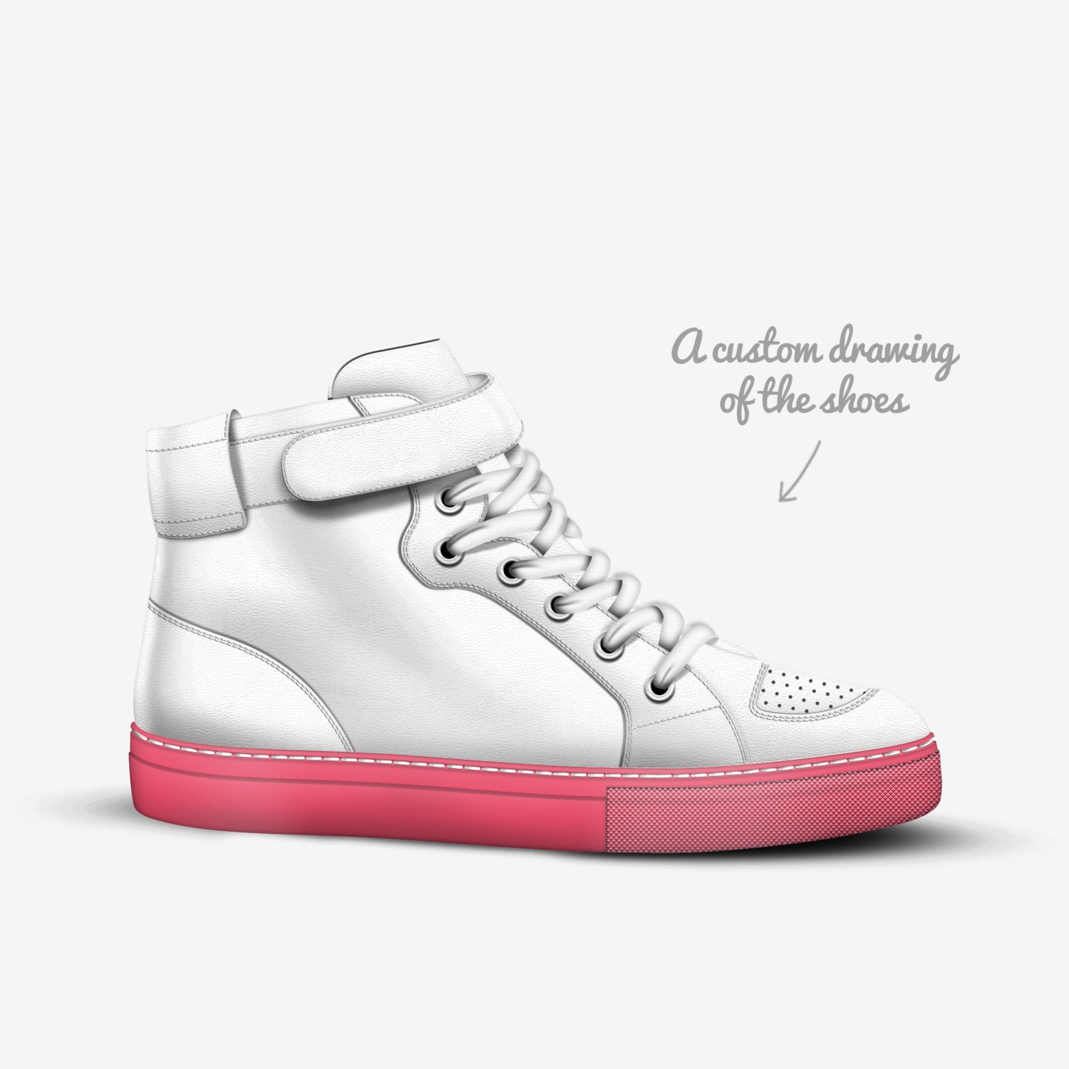 dfdf custom made in Italy shoes by Sorna Gandhi | Sketch view