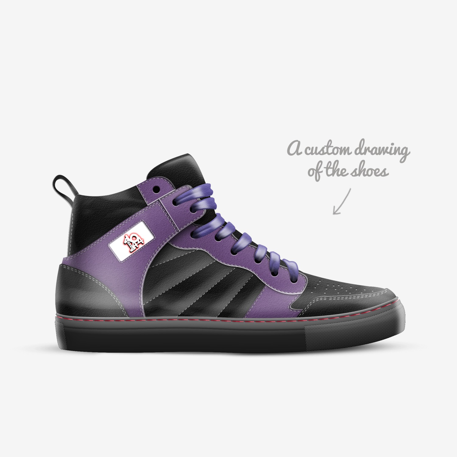 DEM MONEY KICKZ custom made in Italy shoes by Dmoney1644 Lockett | Sketch view