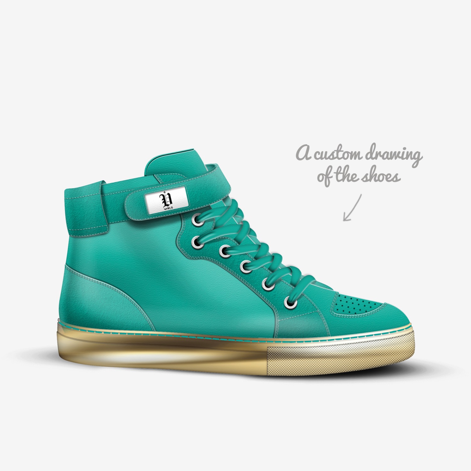 vics tut custom made in Italy shoes by Brayden Murphy | Sketch view
