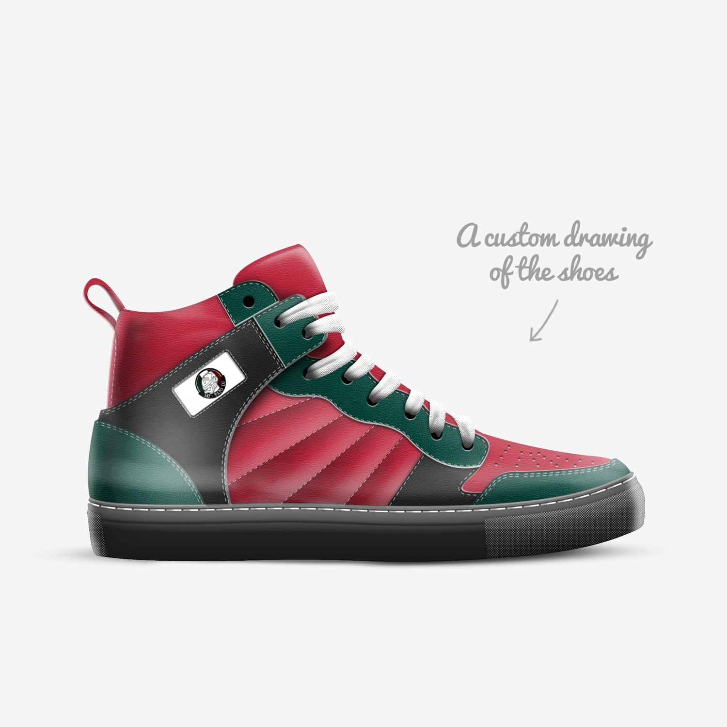 drama custom made in Italy shoes by Jose Iturbe | Sketch view
