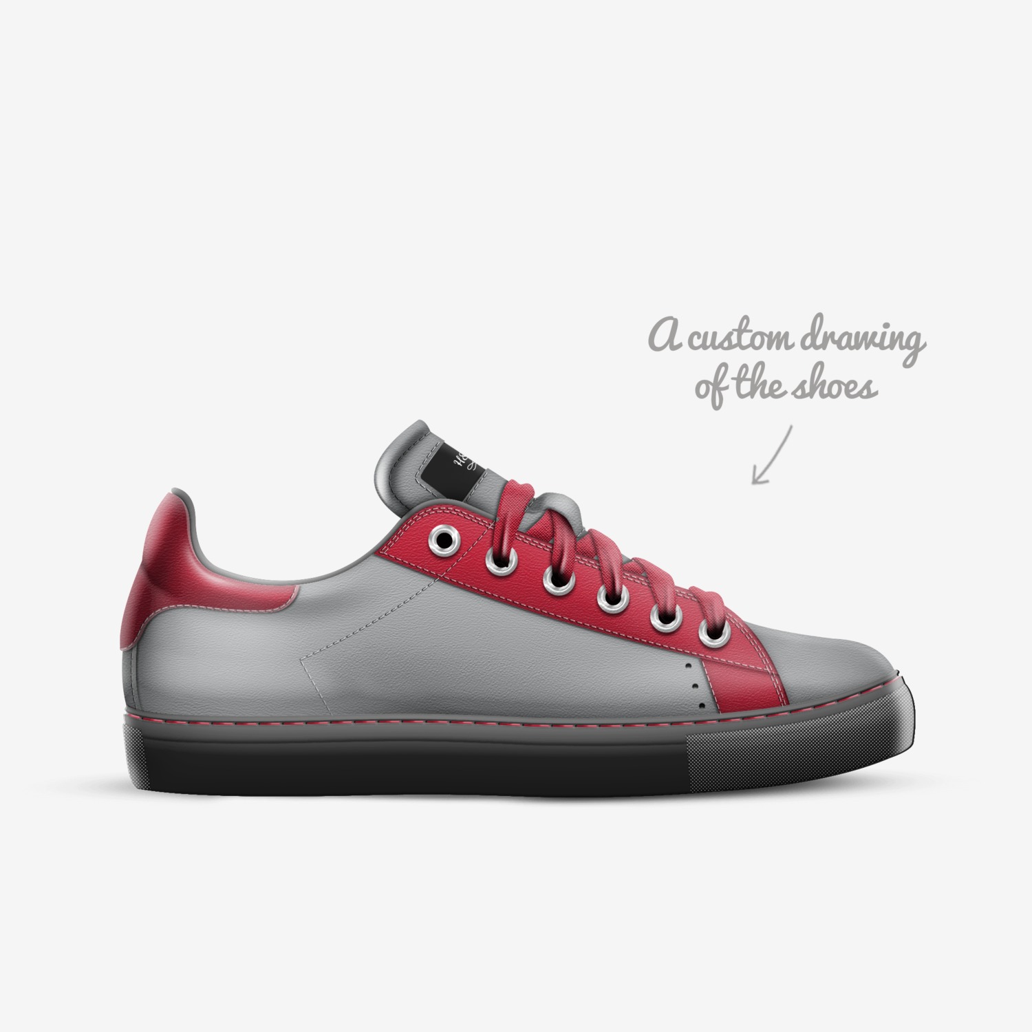 H&H custom made in Italy shoes by Hayatu Am | Sketch view