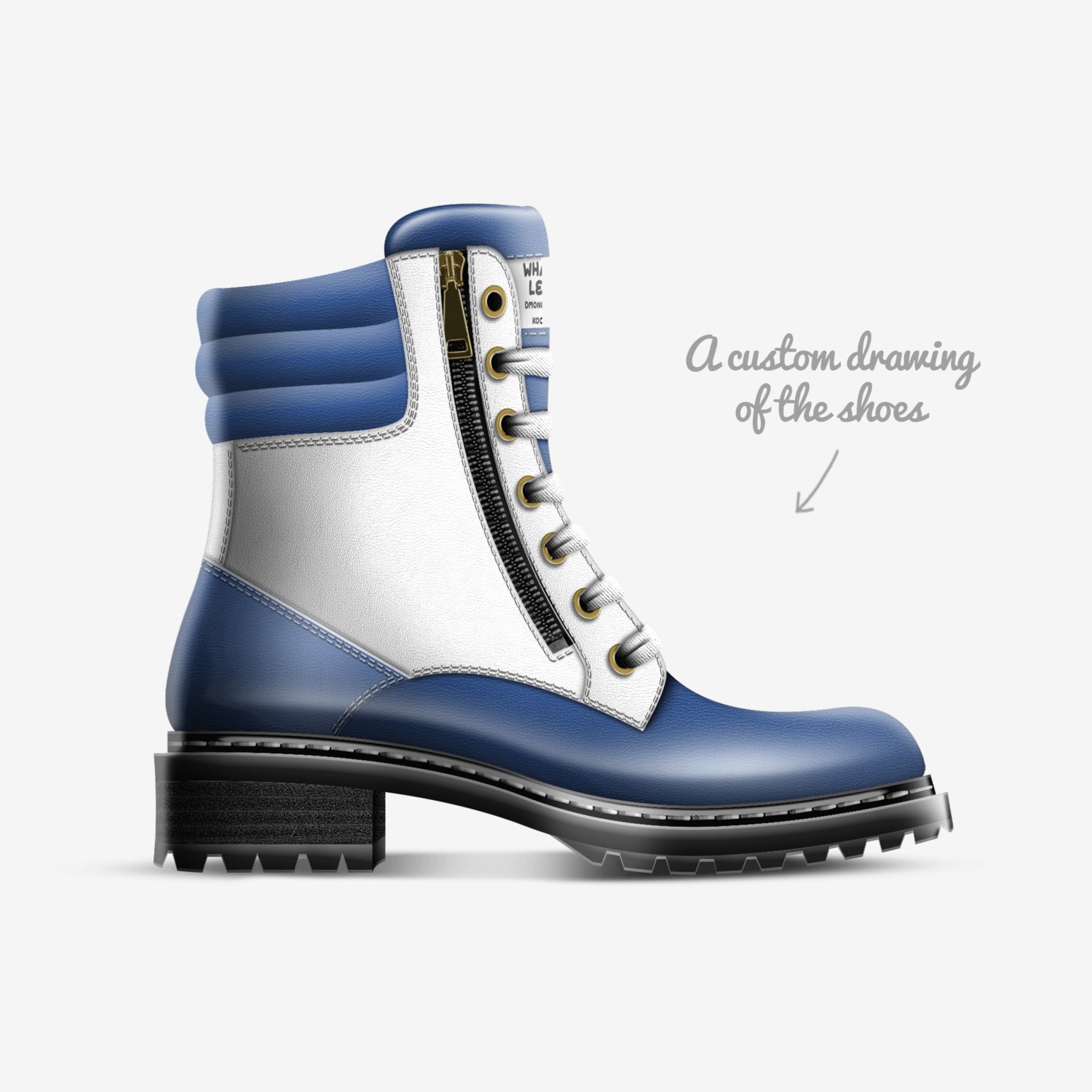 1644 custom made in Italy shoes by Dmoney1644 Lockett | Sketch view