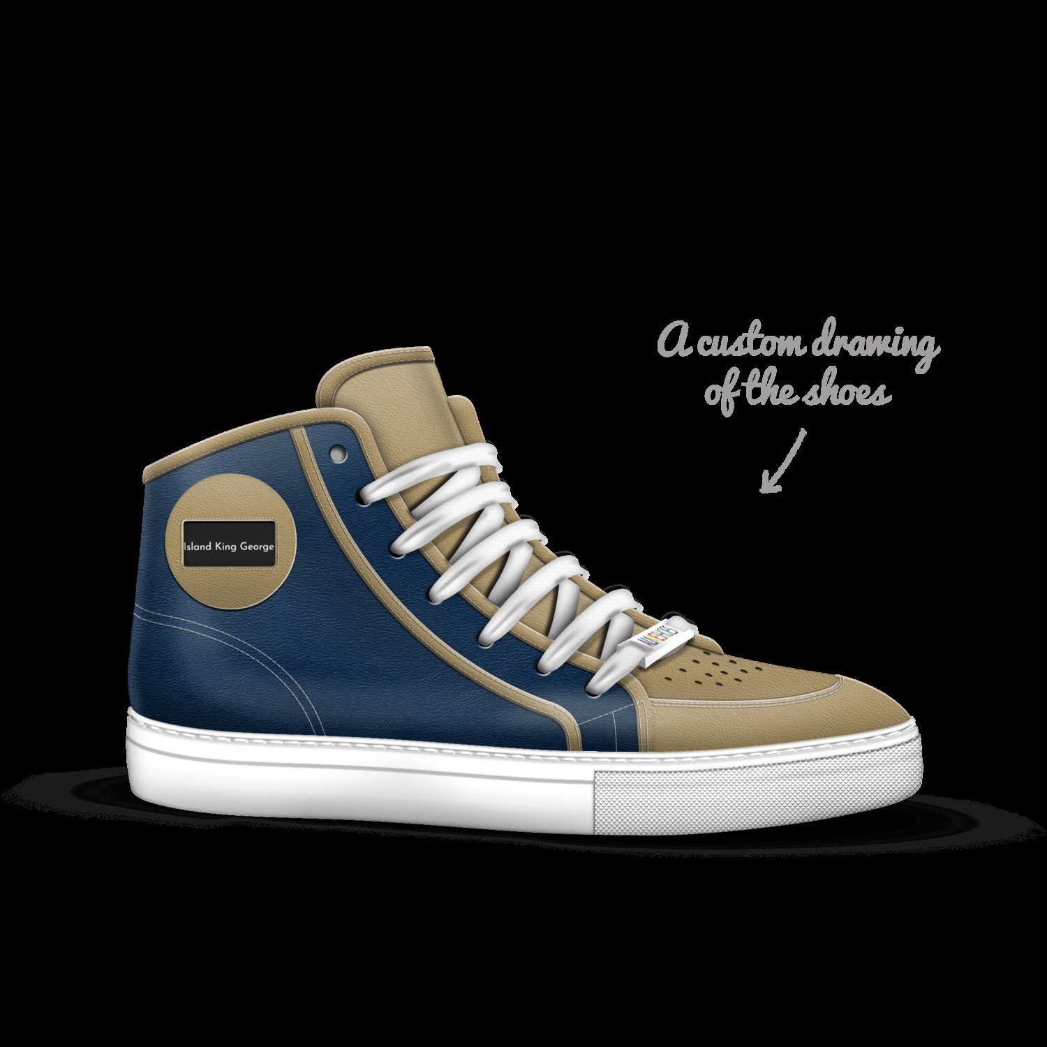 Island King George A Custom Shoe concept by Jorge Solano