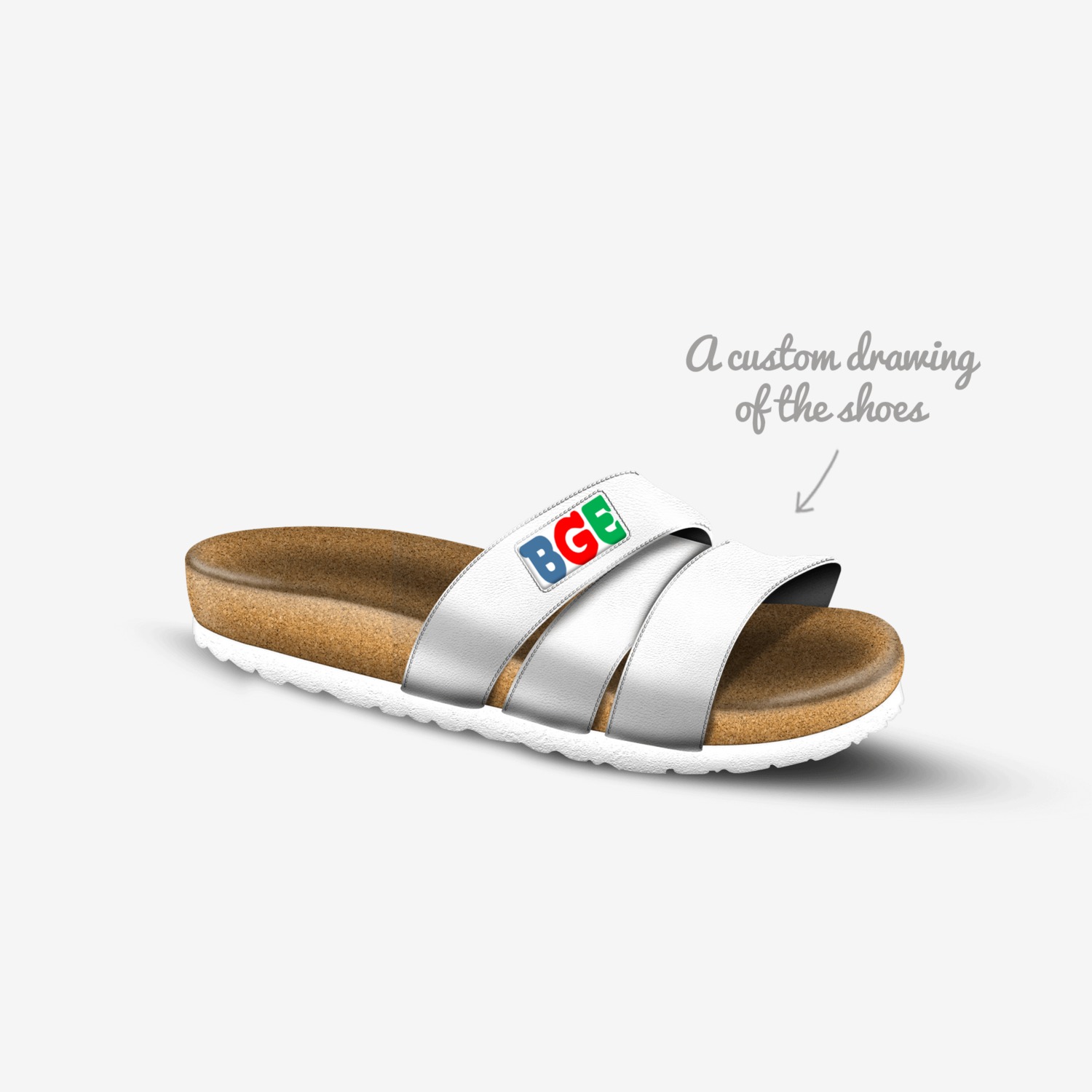 WHITE PULITO custom made in Italy shoes by Being Great Every Day | Sketch view
