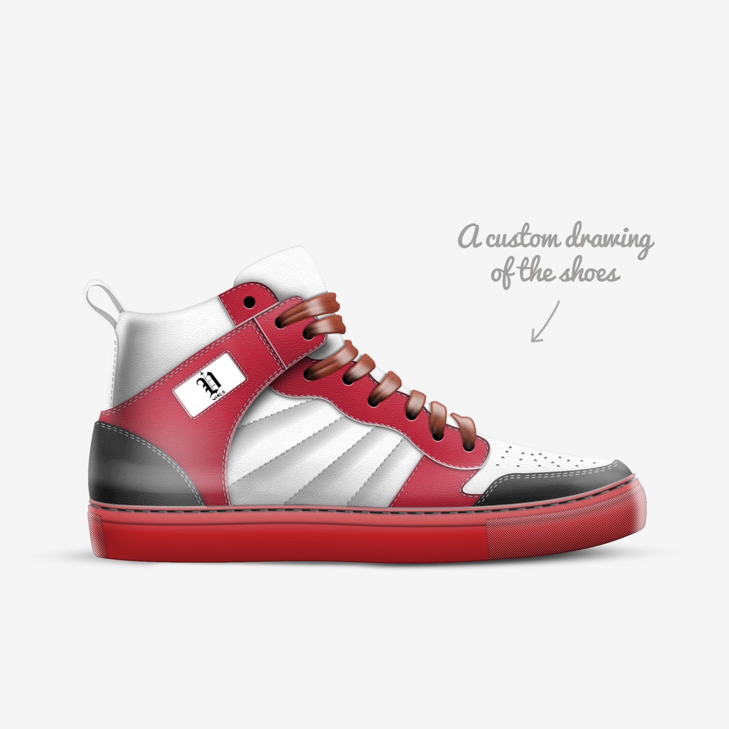 vics immerse custom made in Italy shoes by Brayden Murphy | Sketch view