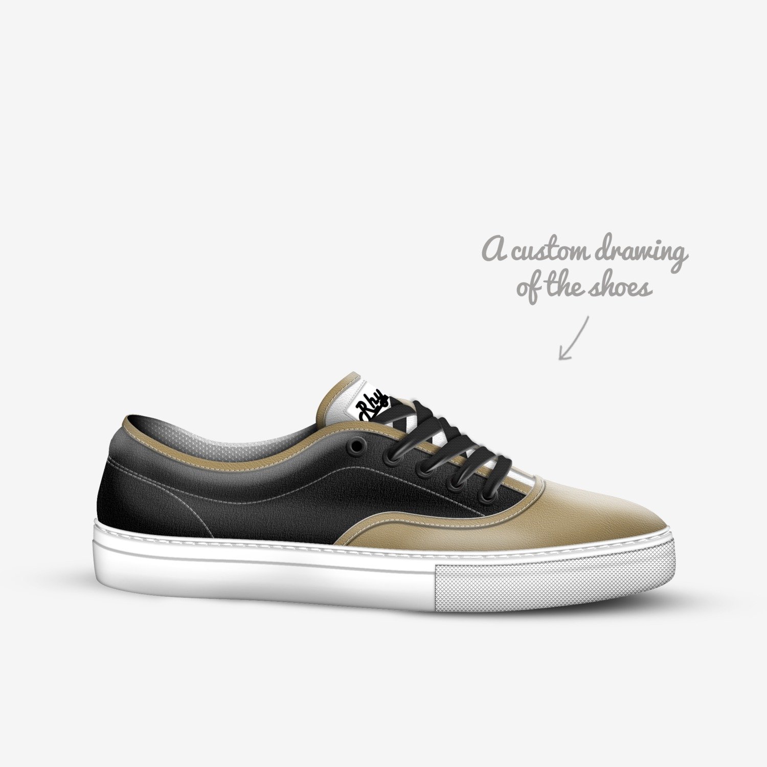 Rhys custom made in Italy shoes by Rhys Herbert | Sketch view