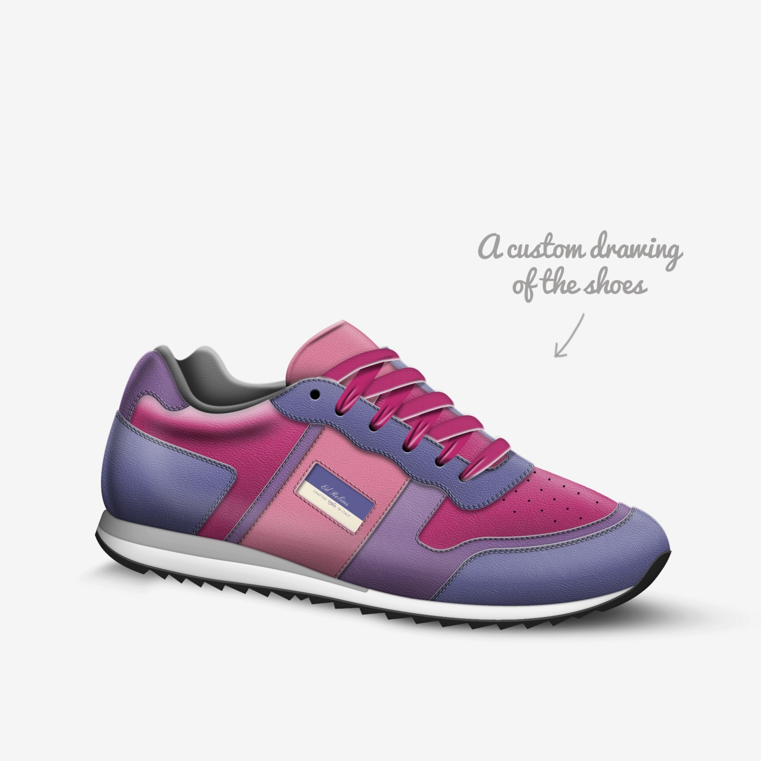 Ed Robins  custom made in Italy shoes by Ed Robins | Sketch view