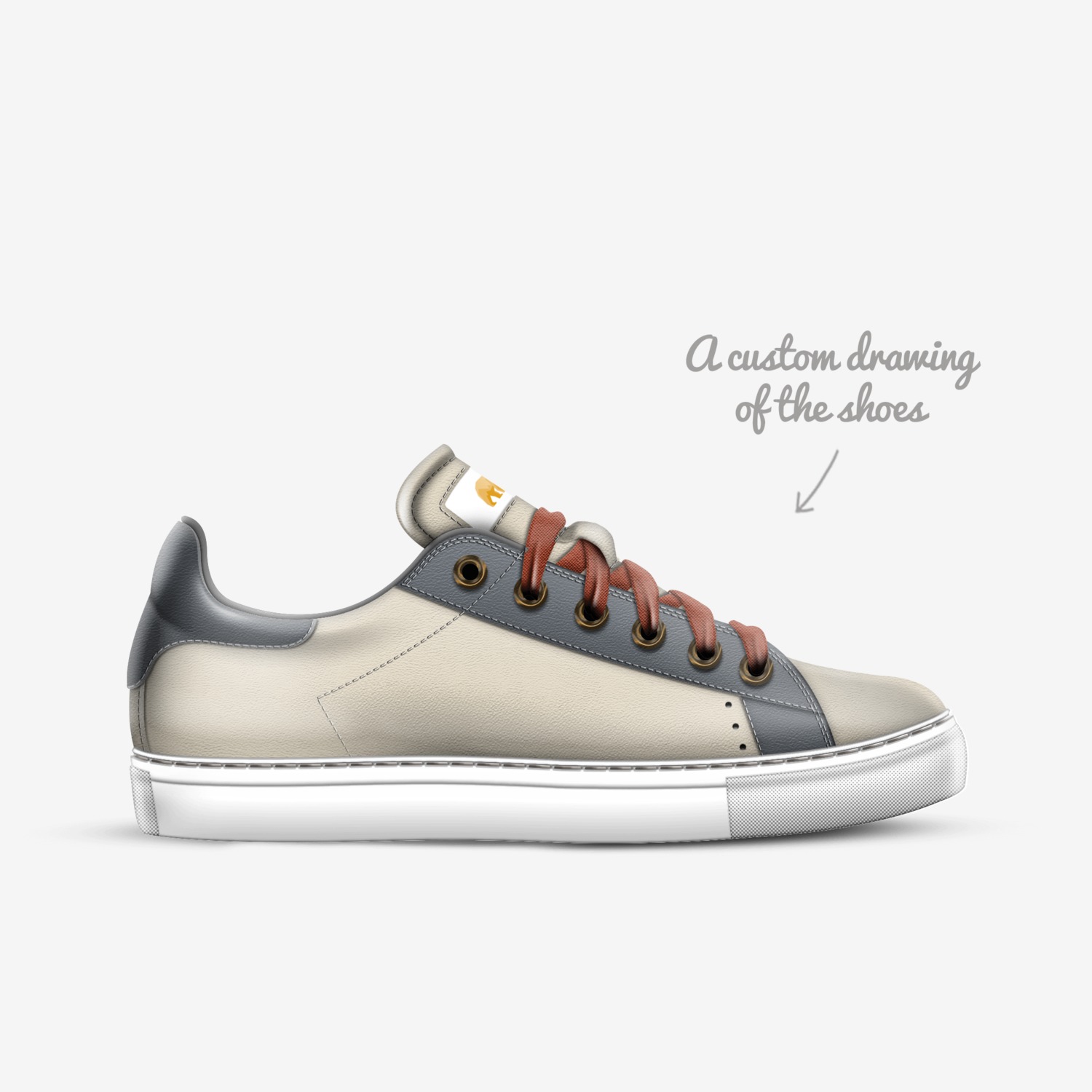 Golden Bear custom made in Italy shoes by Mario Paulović | Sketch view