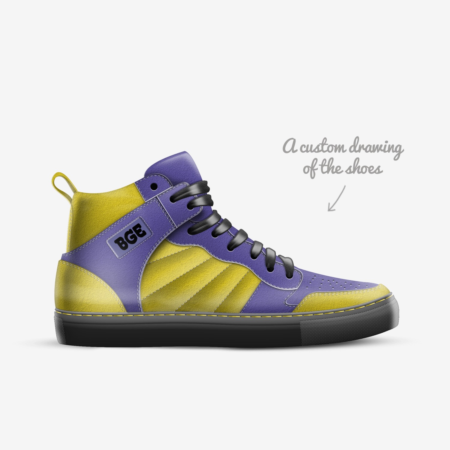 Lakes X Suede SJ1 custom made in Italy shoes by Being Great Every Day | Sketch view