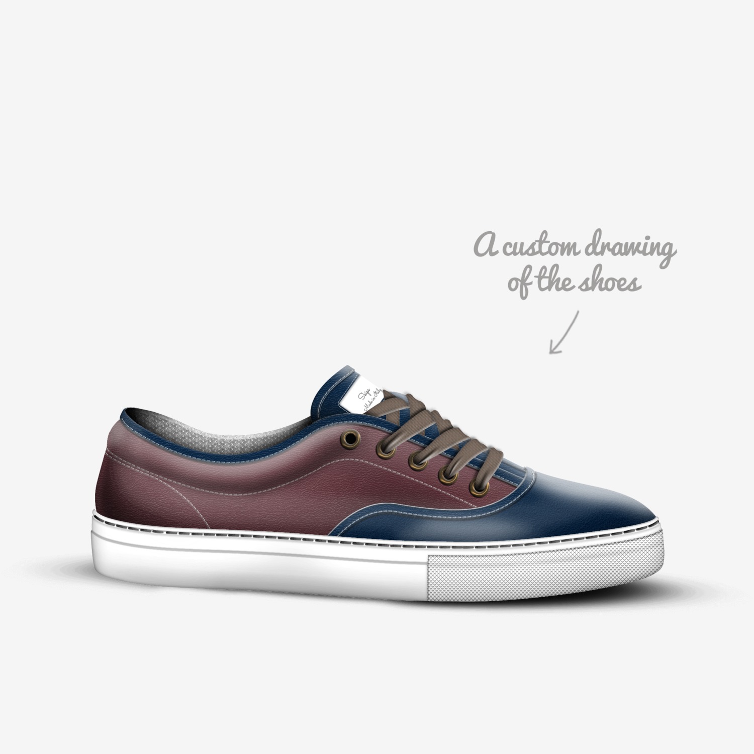Skips custom made in Italy shoes by Emil Skipper | Sketch view