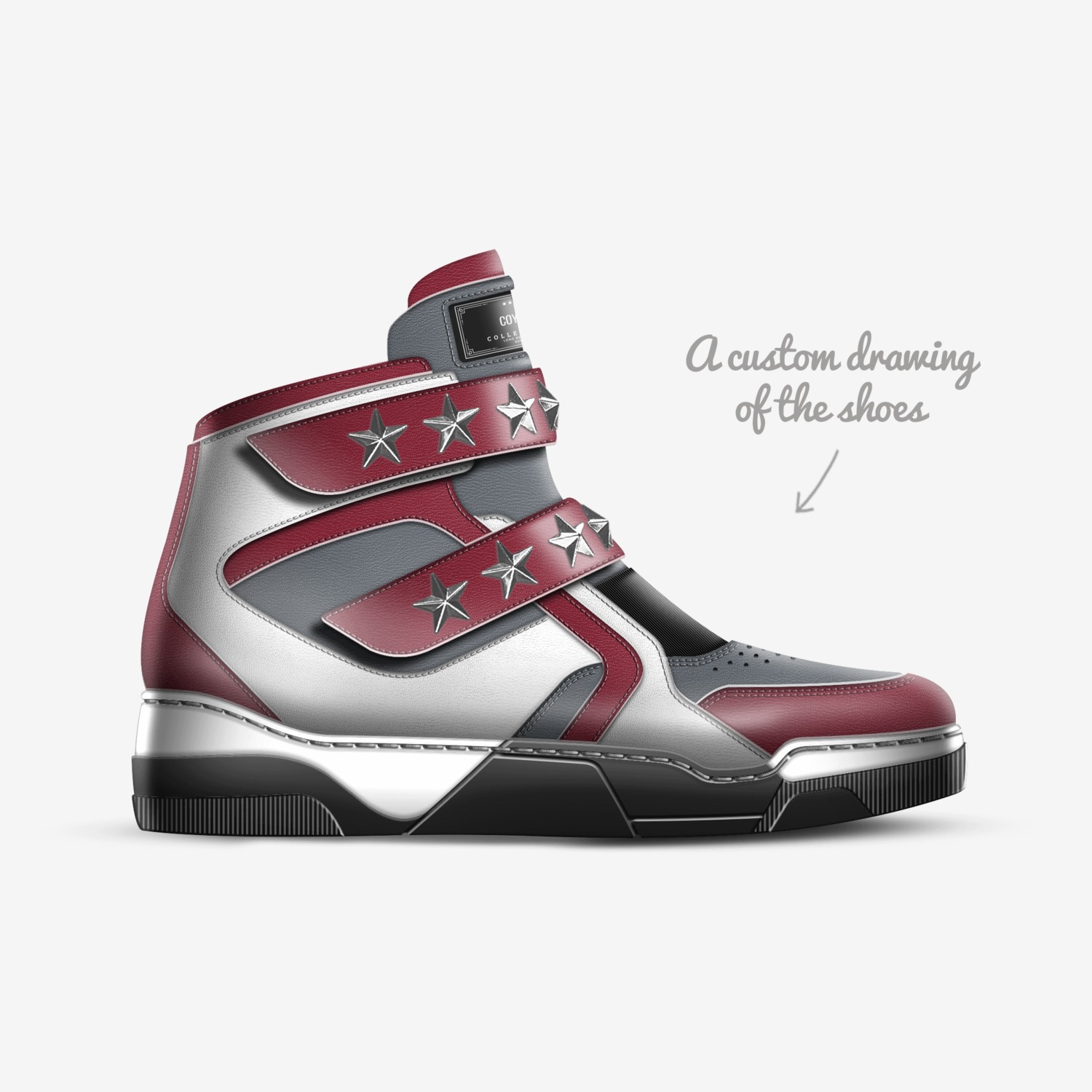 COYISH custom made in Italy shoes by Cynthia Mccoy | Sketch view