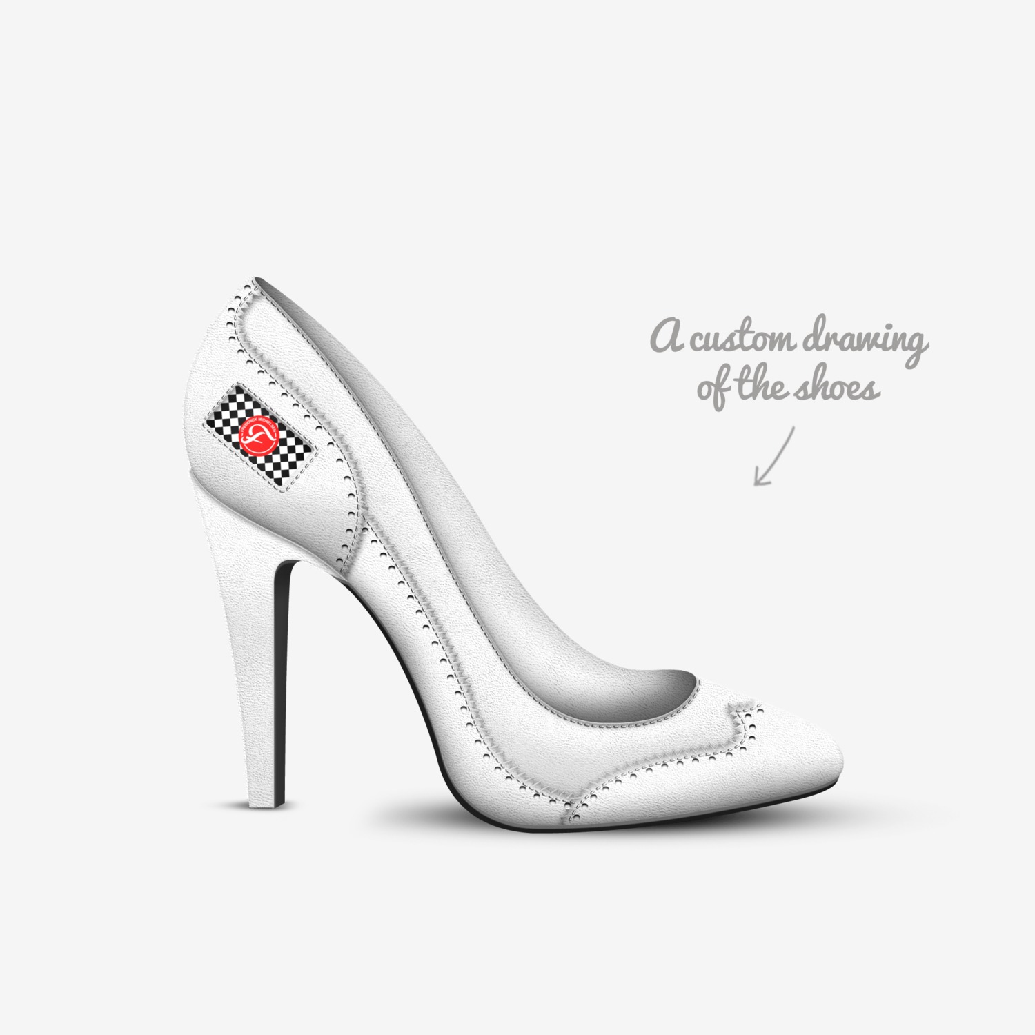 FRED&FILOU BLABLA custom made in Italy shoes by Agency Aliveshoes | Sketch view