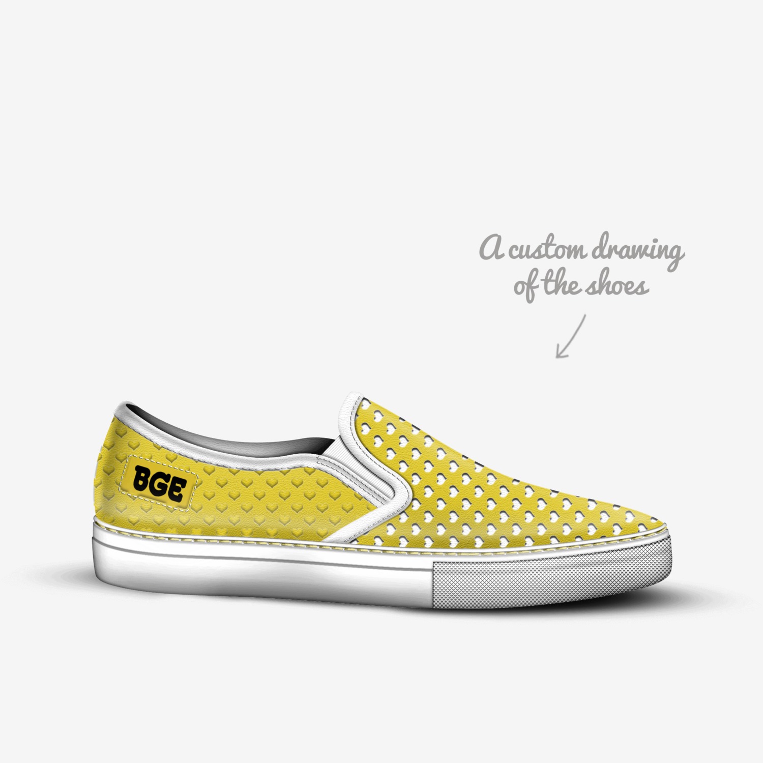 YELO CUORE custom made in Italy shoes by Being Great Every Day | Sketch view