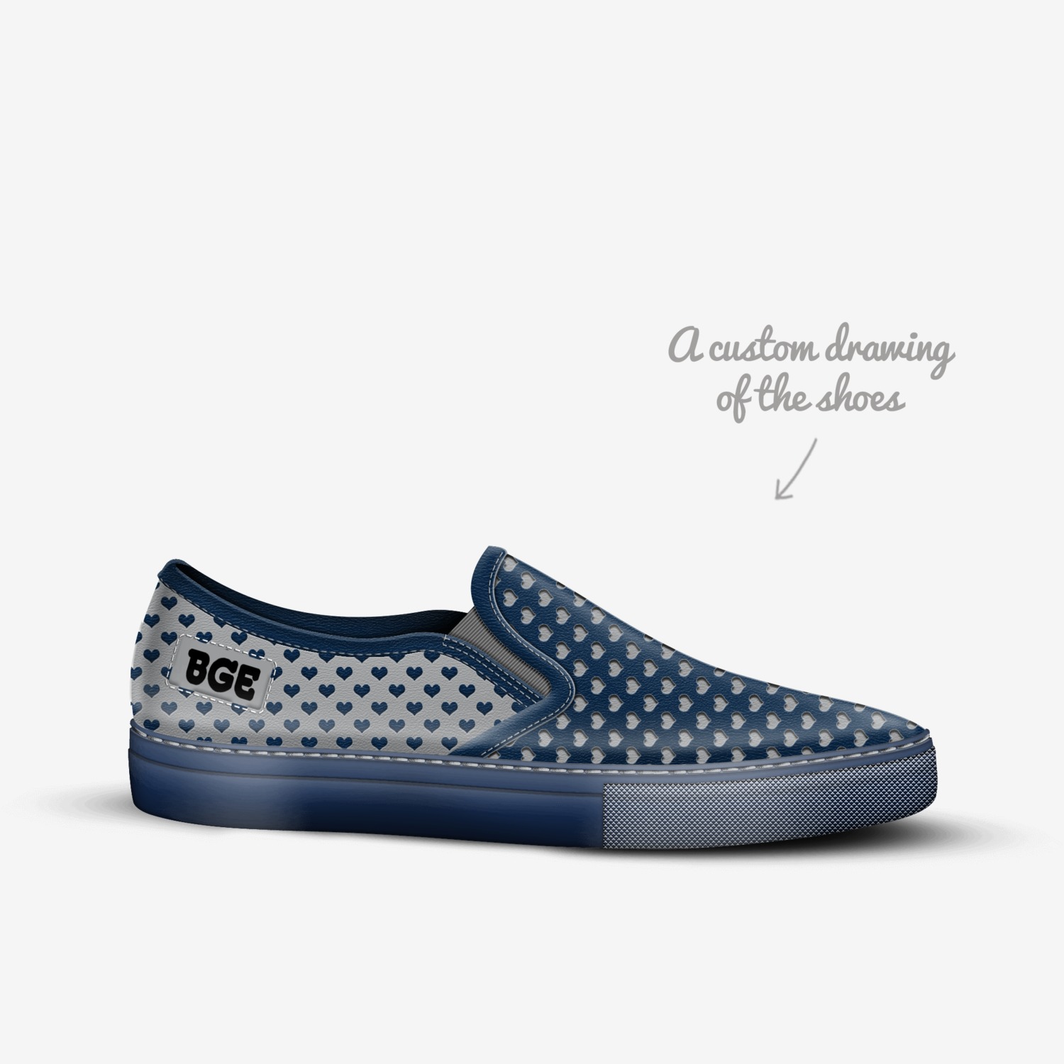 Nine Oh CUORE custom made in Italy shoes by Being Great Every Day | Sketch view