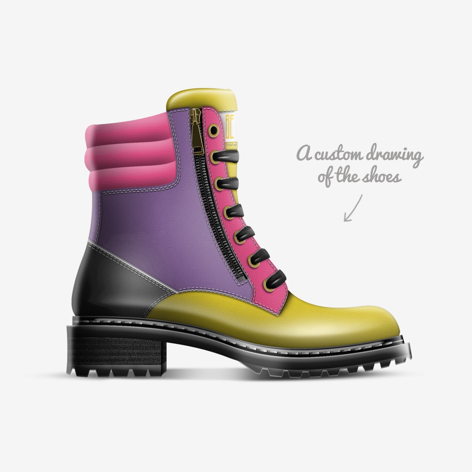 benj custom made in Italy shoes by BENJ-URBAN APPAREL. SINCE.2012 | Sketch view