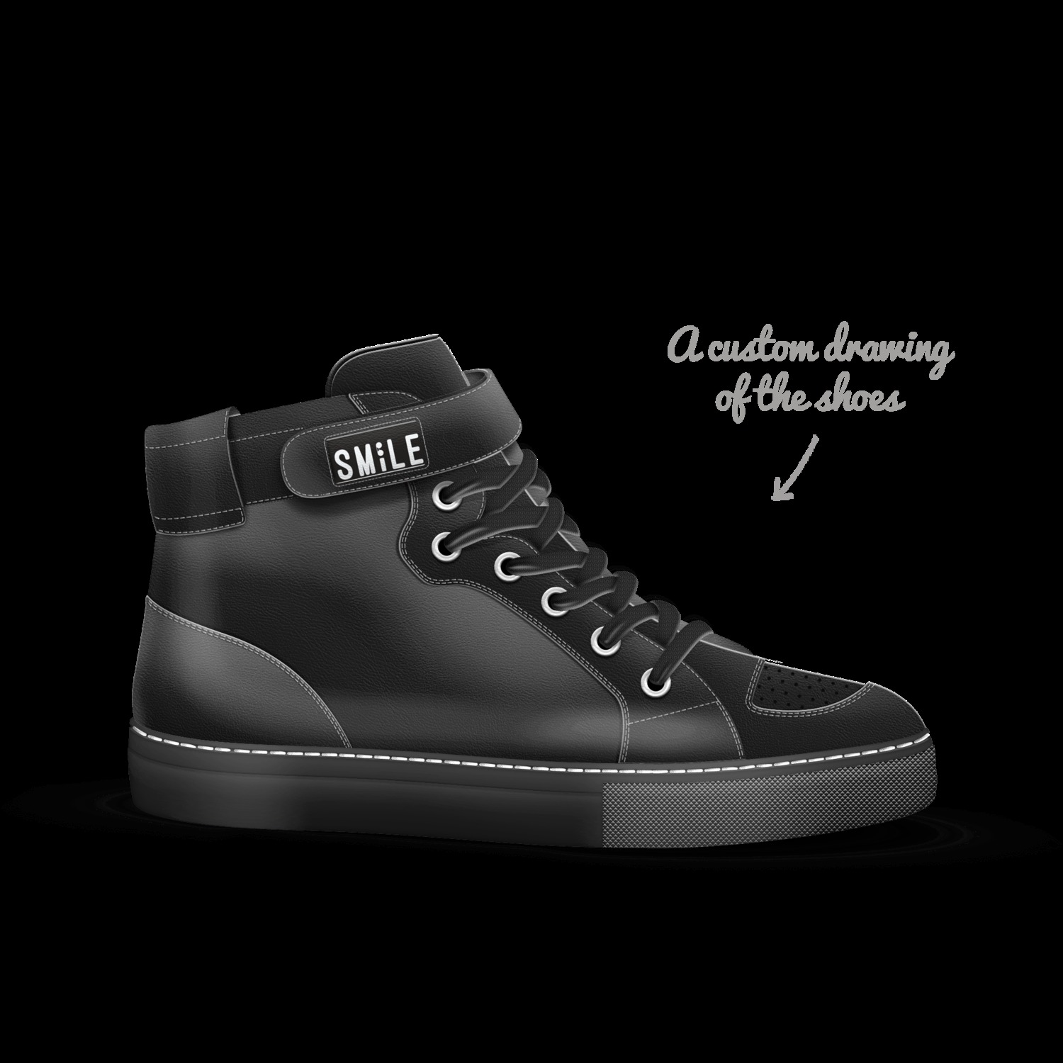 Smile site shoes A Custom Shoe concept by Rafael Drager