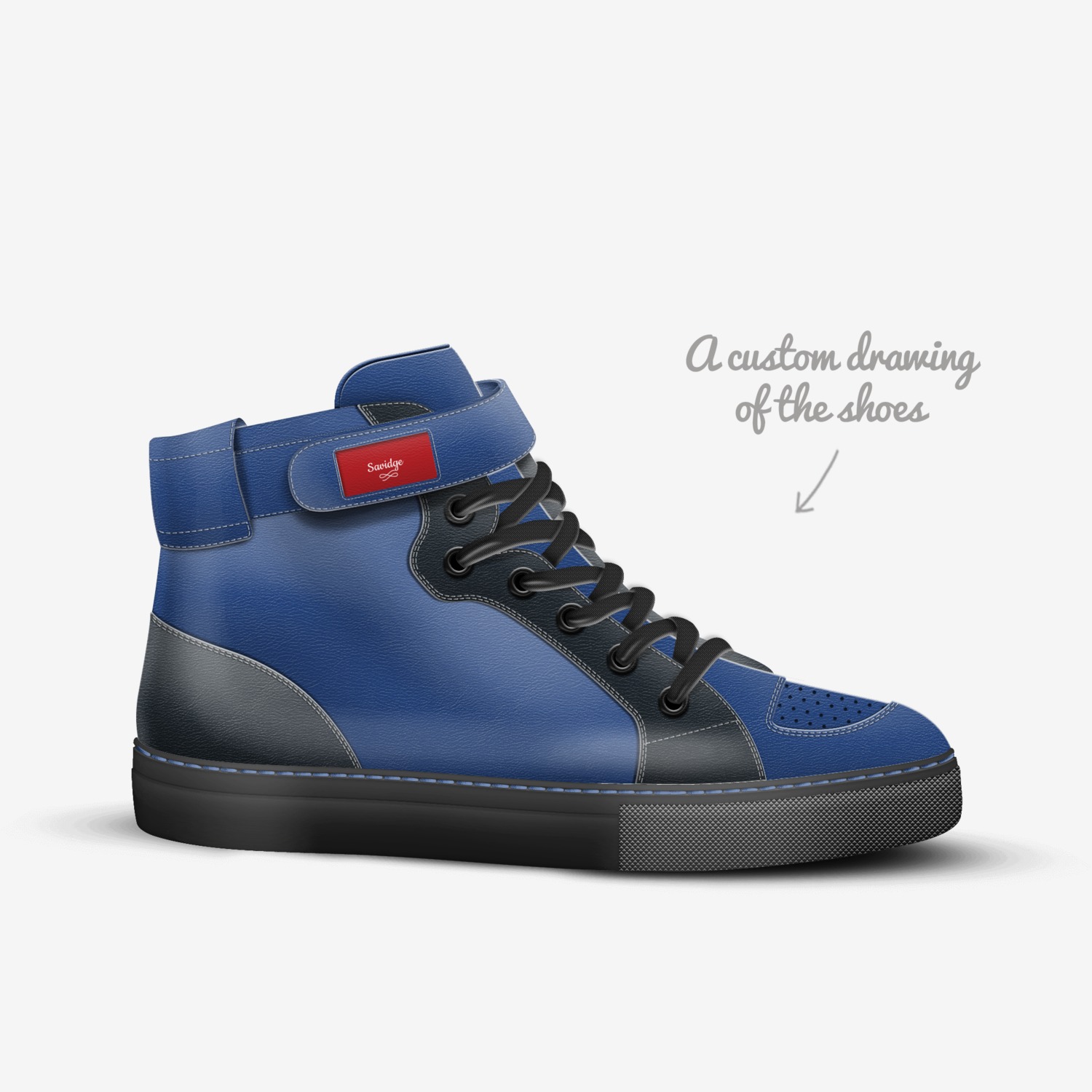 Savidge  custom made in Italy shoes by Sebastian Kegebein | Sketch view