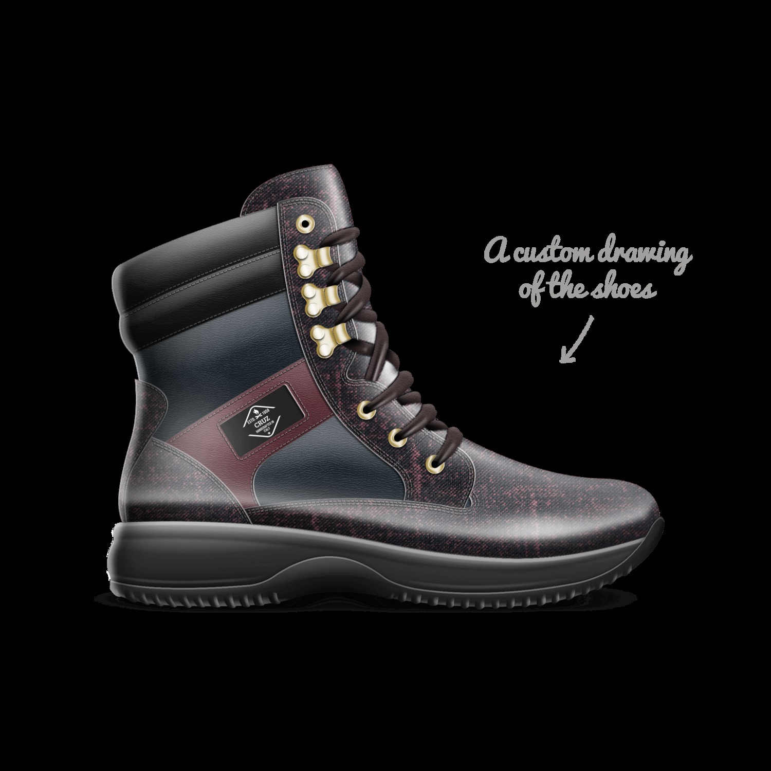 Cruz A Custom Shoe concept by Danny Chambers