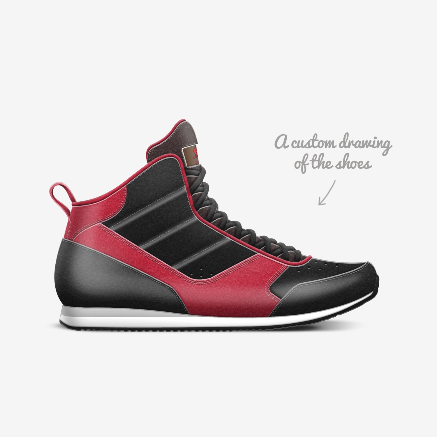 Bishop custom made in Italy shoes by Christopher Barratt | Sketch view