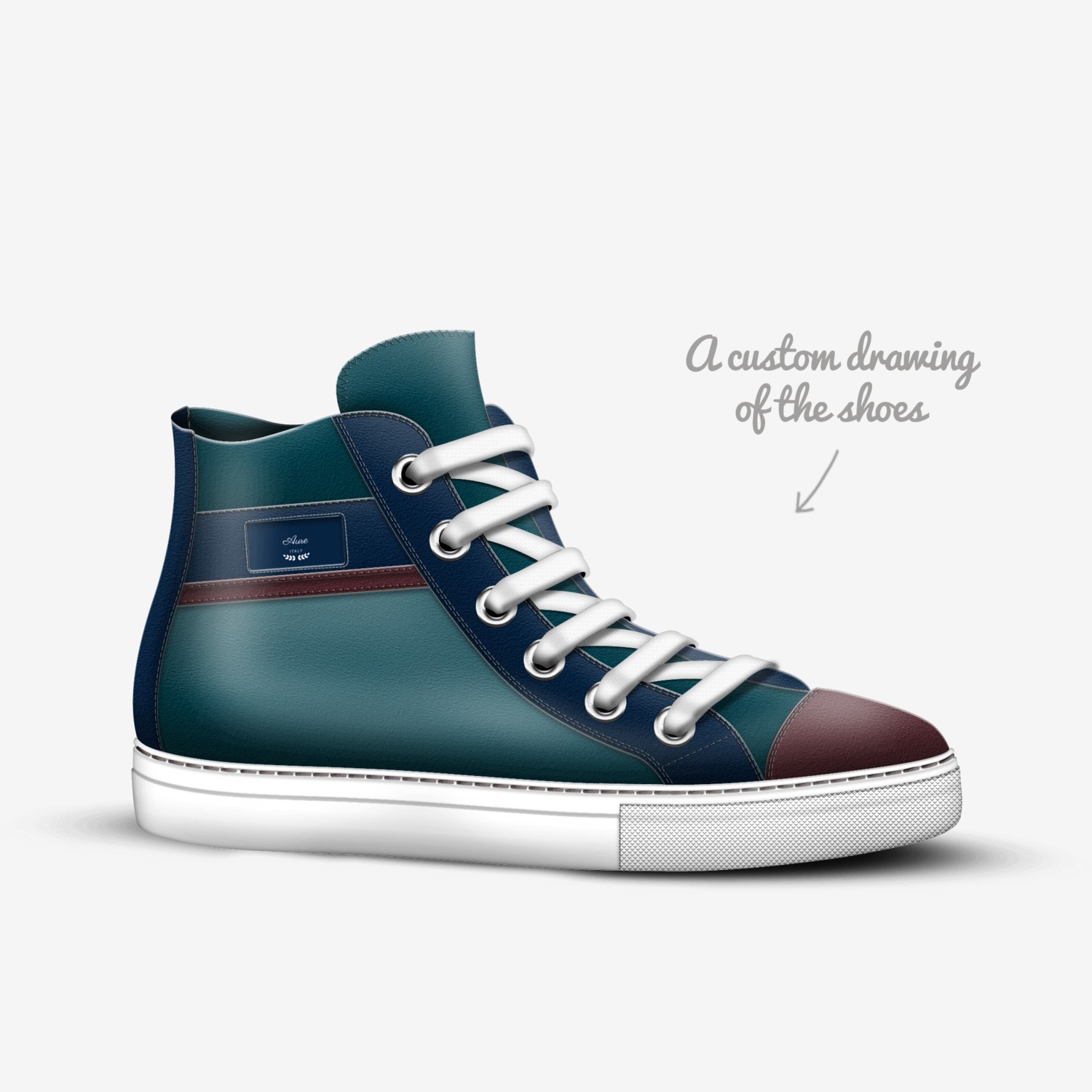 CSB custom made in Italy shoes by Aurelle Adja | Sketch view