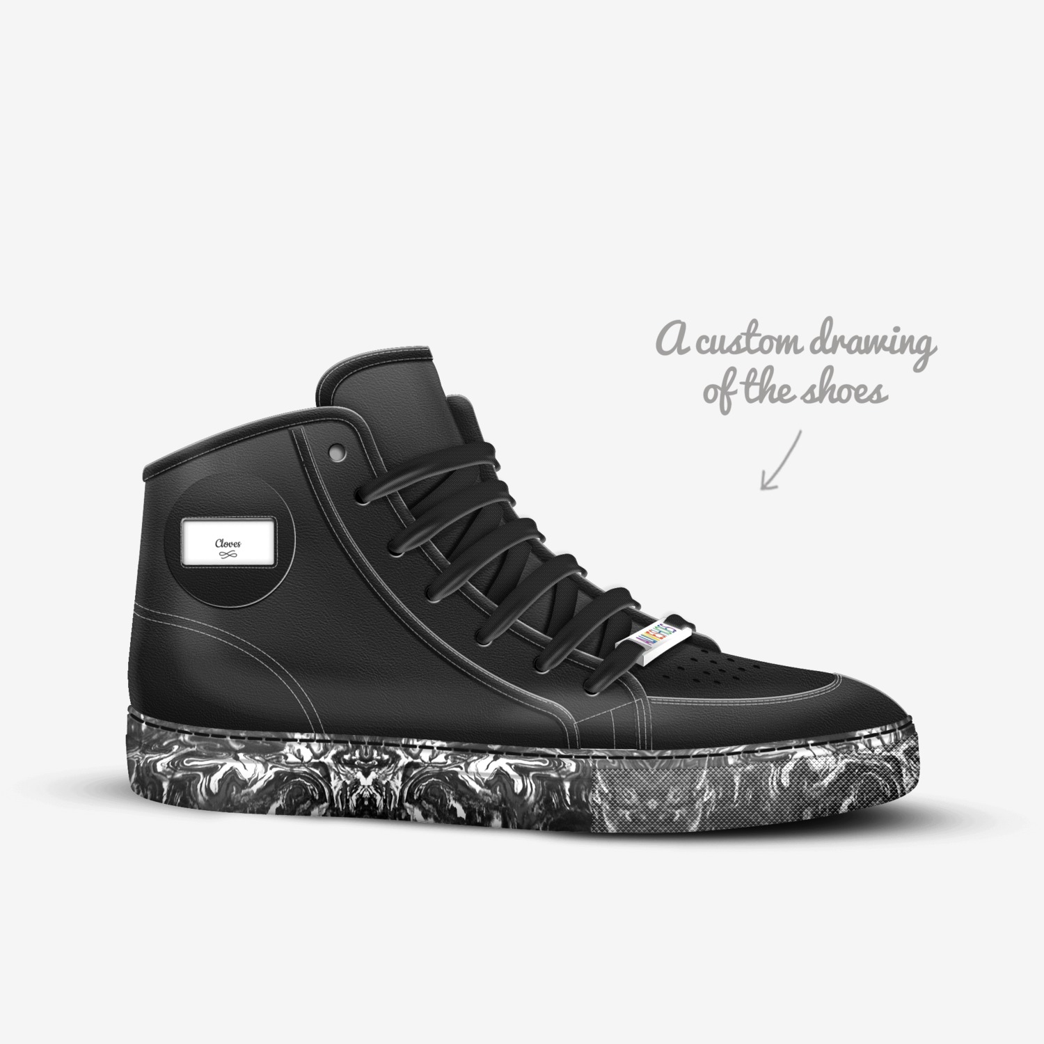 Cloves A Custom Shoe concept by Christopher Roker