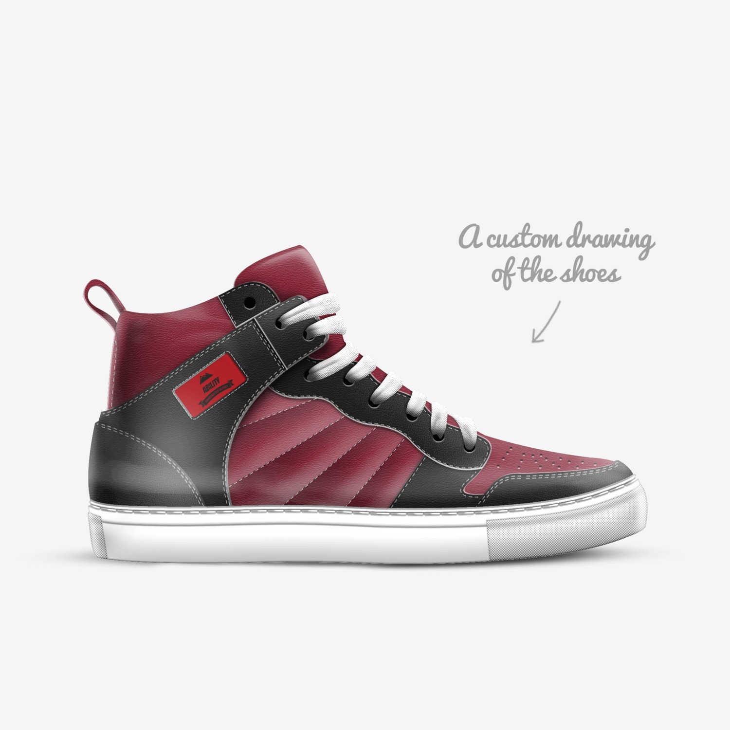 Ability custom made in Italy shoes by Lev Benavram | Sketch view