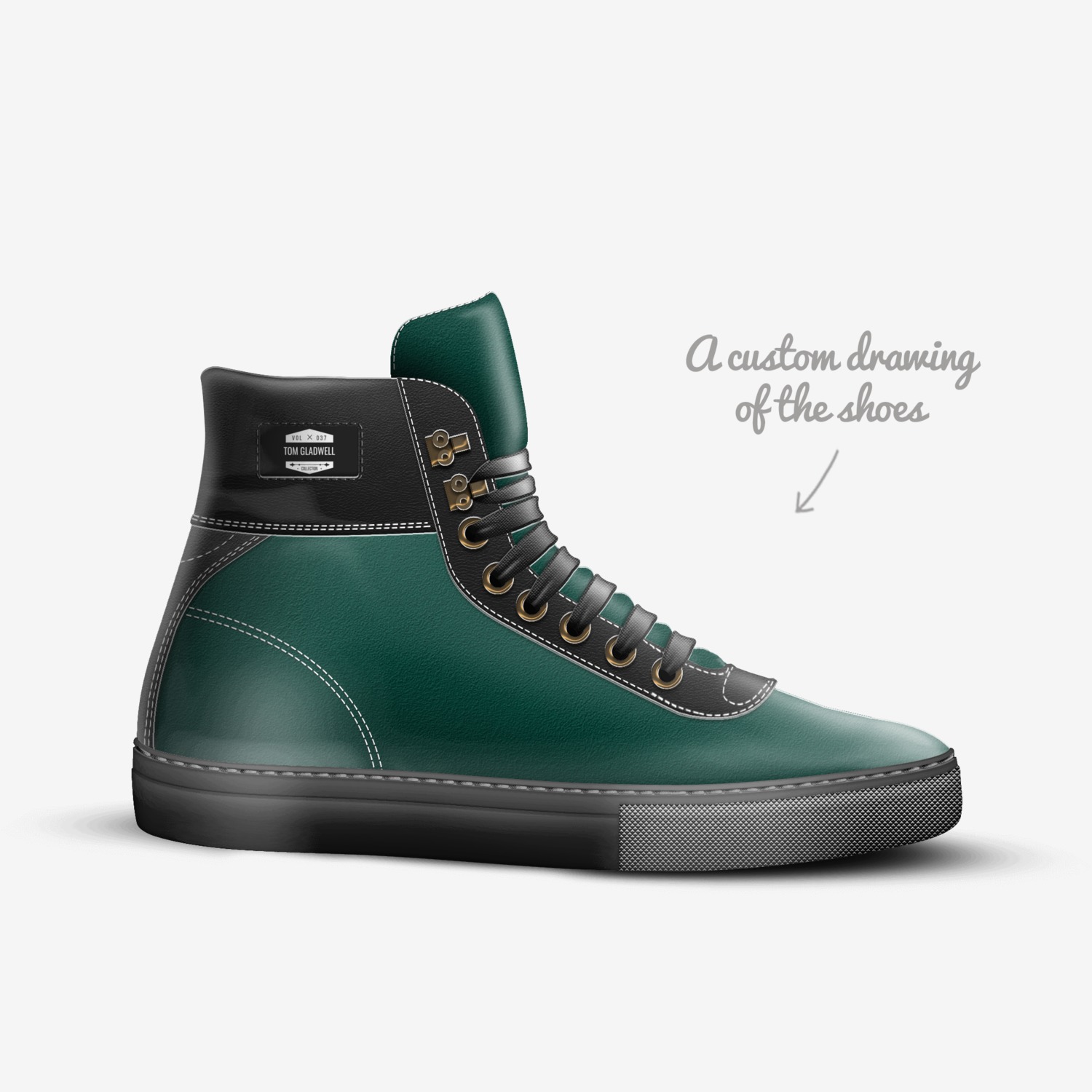 Tom Gladwell custom made in Italy shoes by Thomas Gladwell | Sketch view