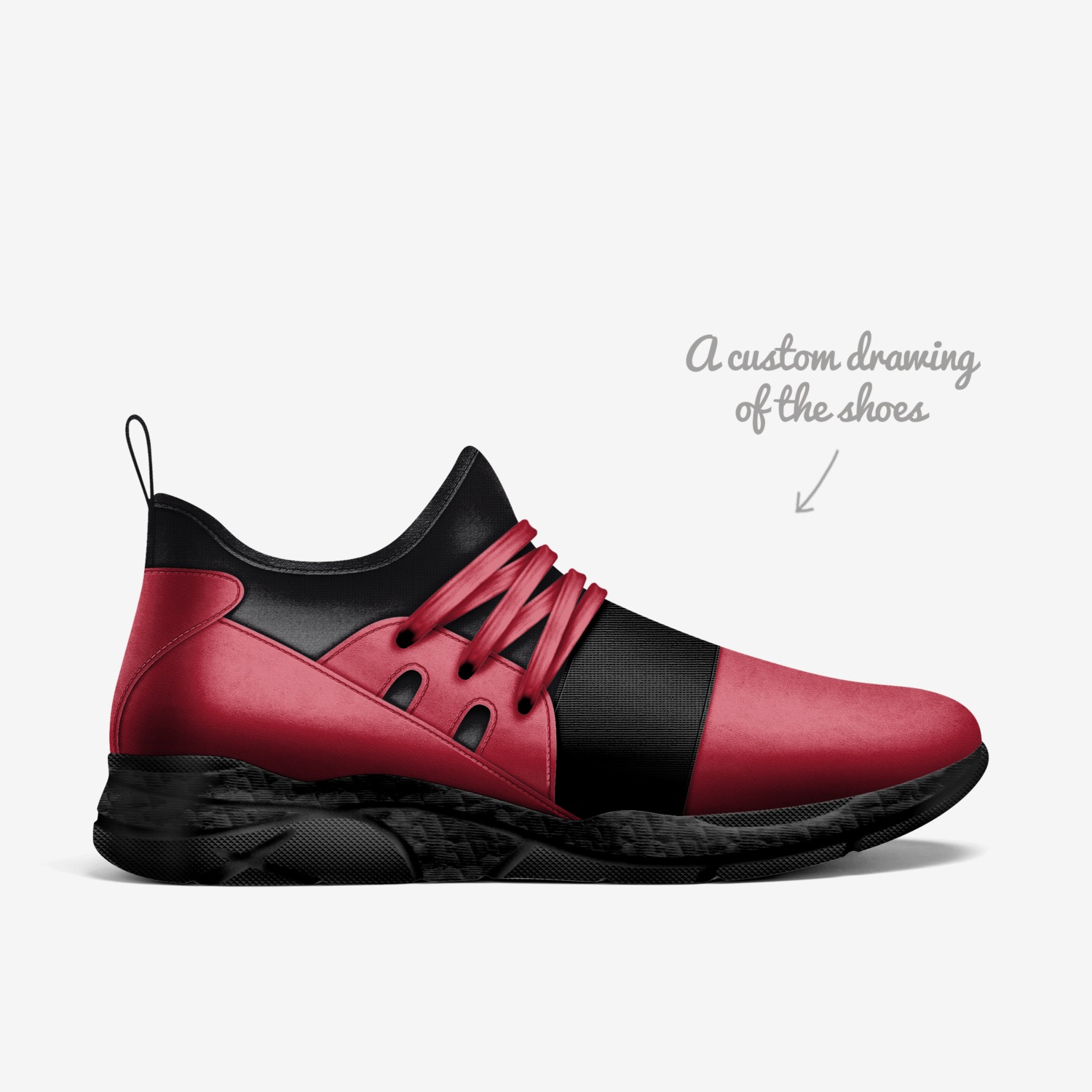 Skyll custom made in Italy shoes by Skyll Lamine | Sketch view