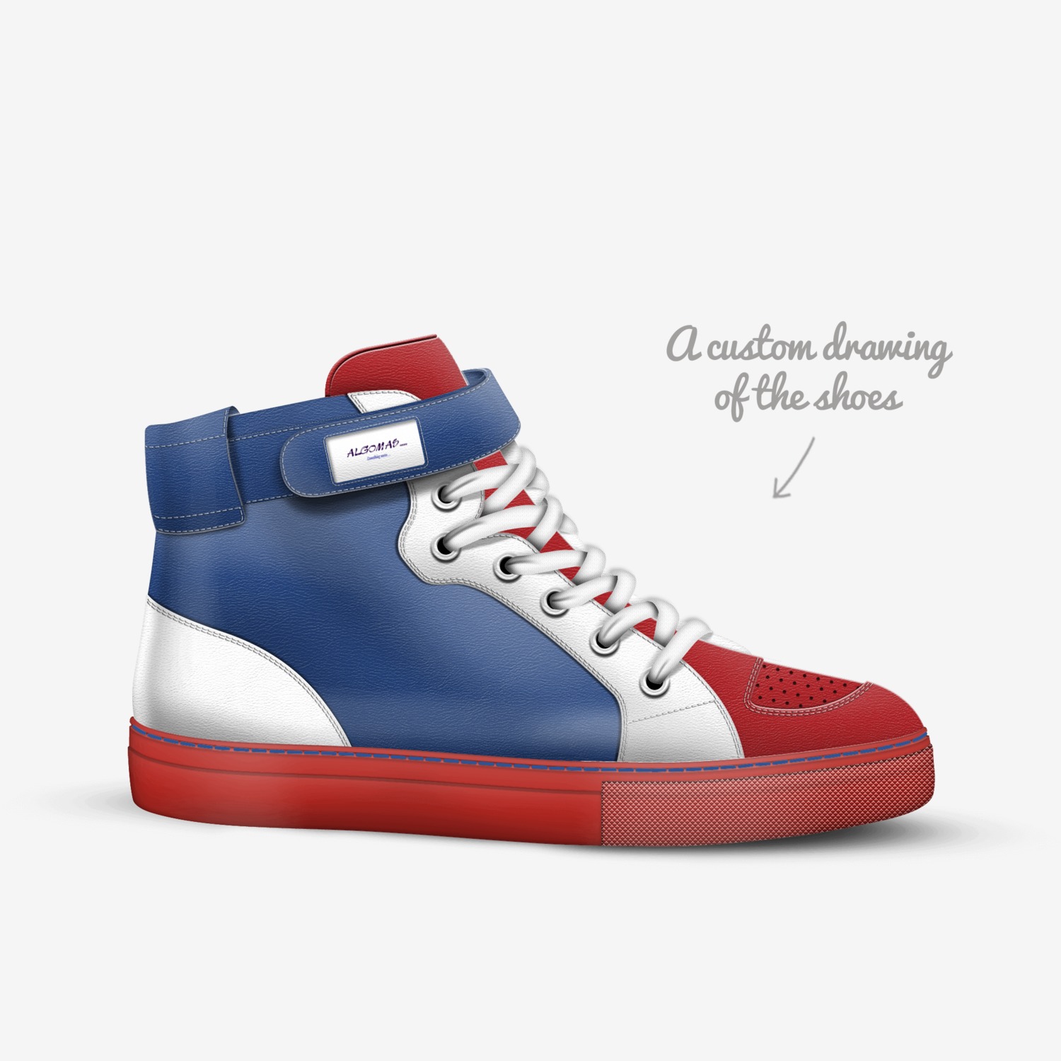 Algomas... custom made in Italy shoes by Ivan Carrera | Sketch view