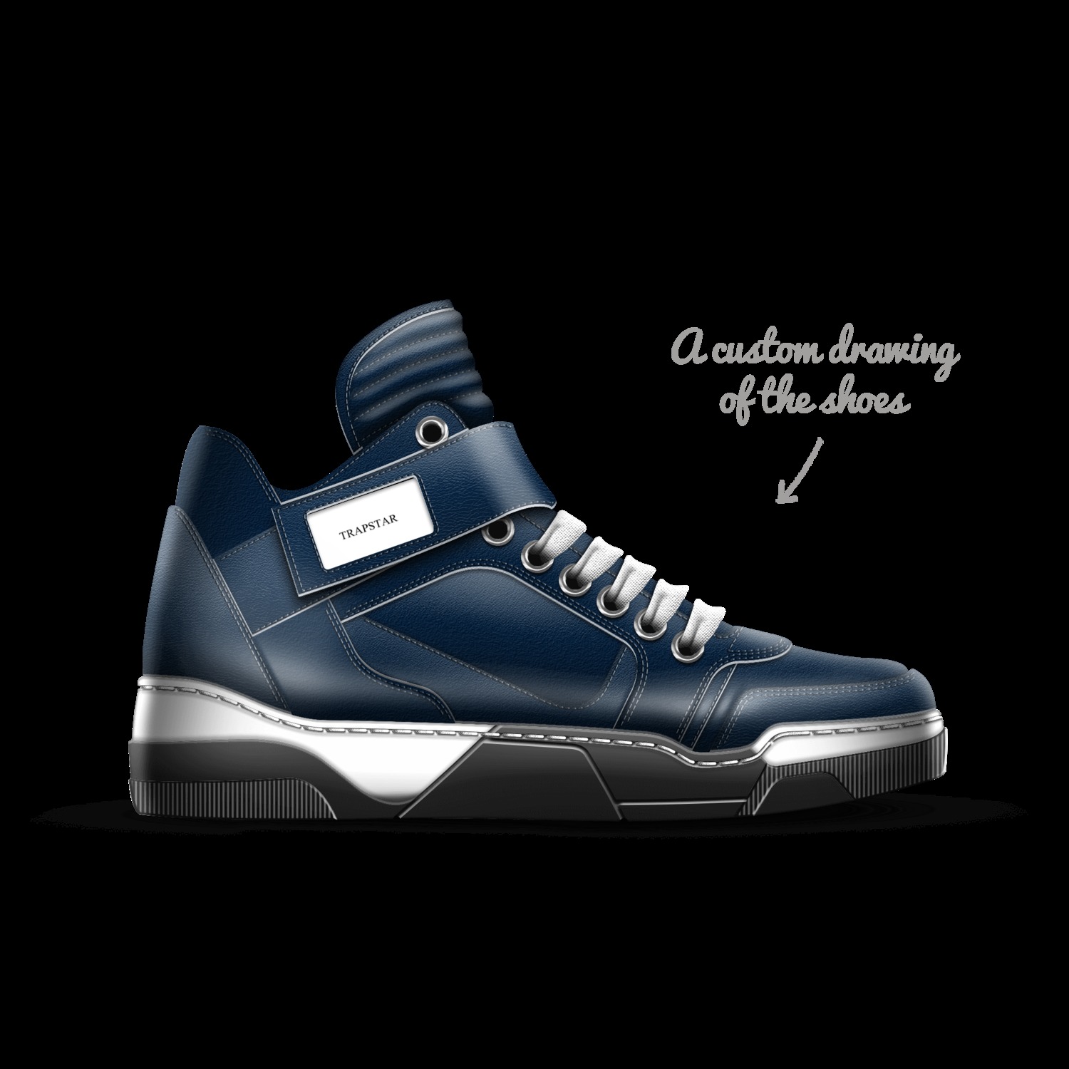 Trapstar A Custom Shoe concept by Young Key