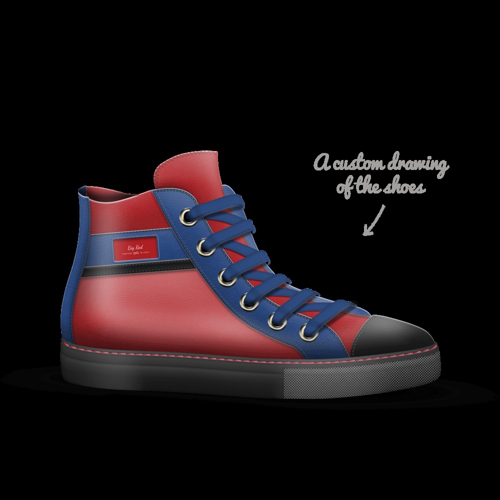 Big Red | A Custom Shoe concept by Casey Hartsell