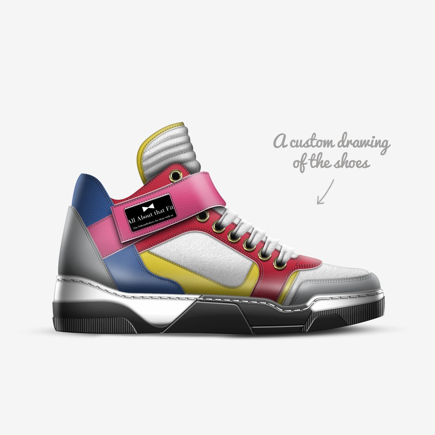 #streetmood custom made in Italy shoes by Nicolò Antonini | Sketch view