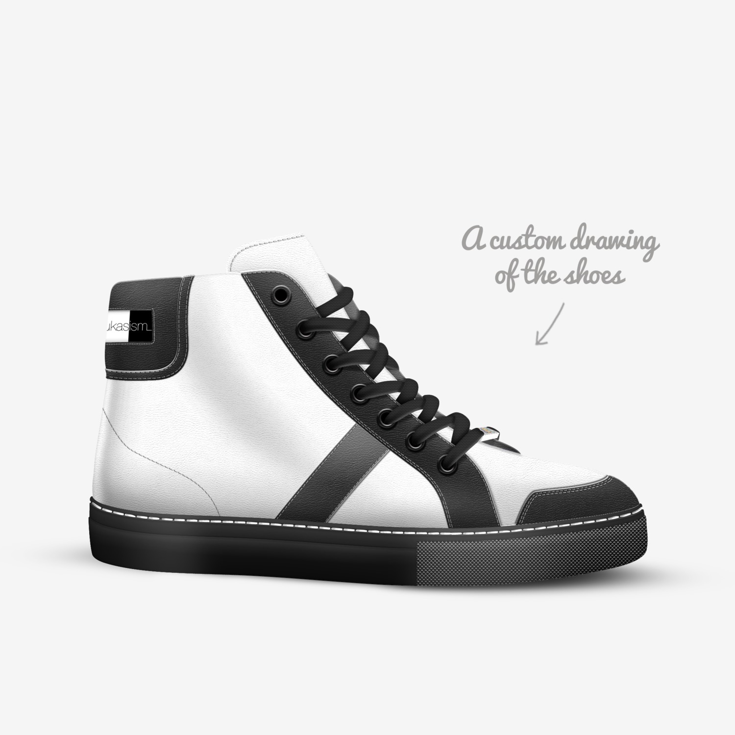 LUKASISM custom made in Italy shoes by Agency Aliveshoes | Sketch view