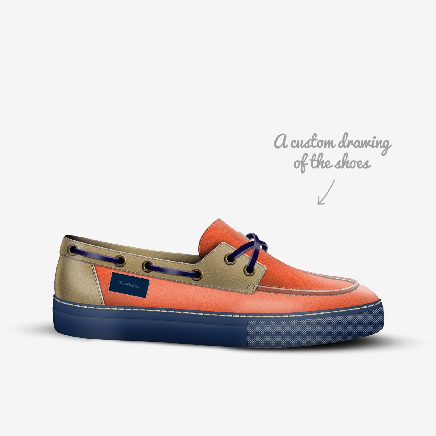 SMARTKICKS custom made in Italy shoes by Jemeria Cummings | Sketch view