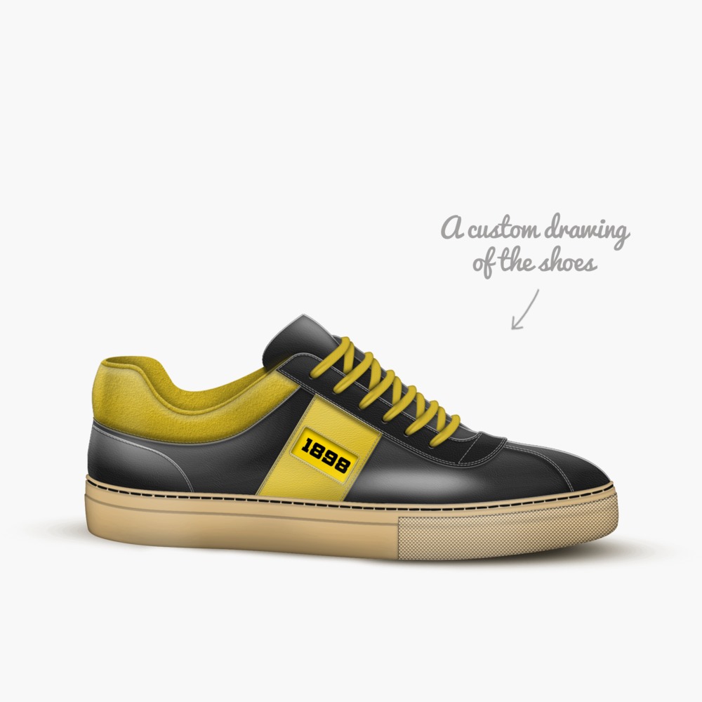 1898 low limited edition shoe 1898 low artisan made in Italy shoes by B-work Footwear