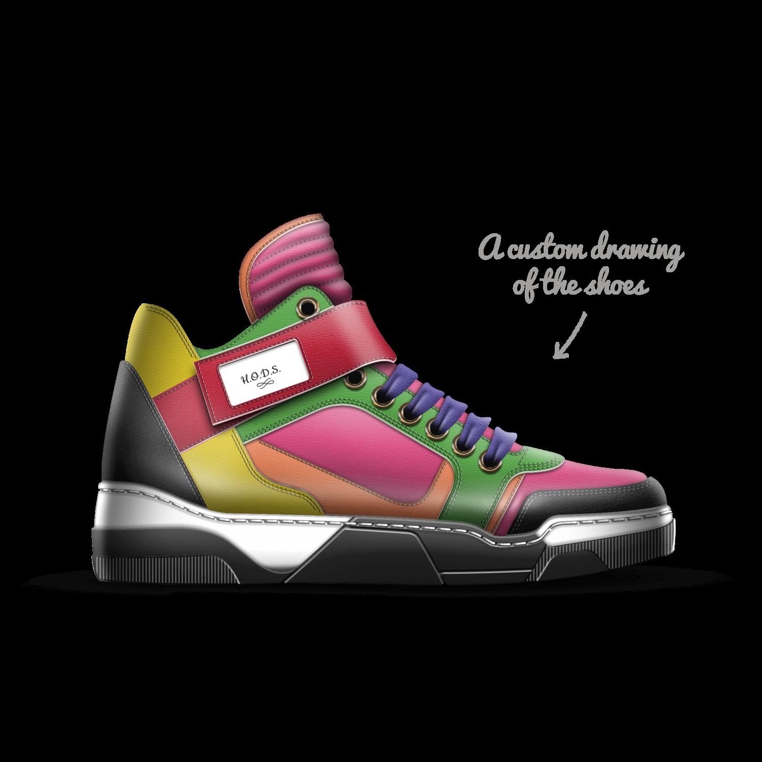 H.O.D.S. 1st Born A Custom Shoe concept by Harold Parker