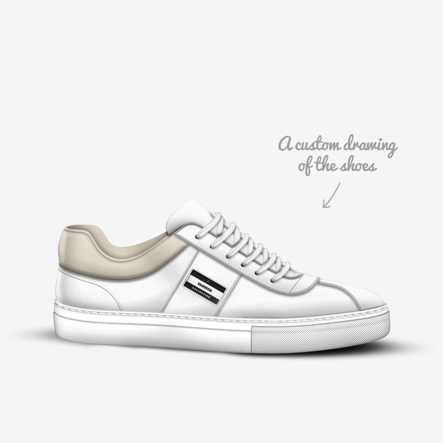 onpoint custom made in Italy shoes by Joseph Hargrove Jr. | Sketch view