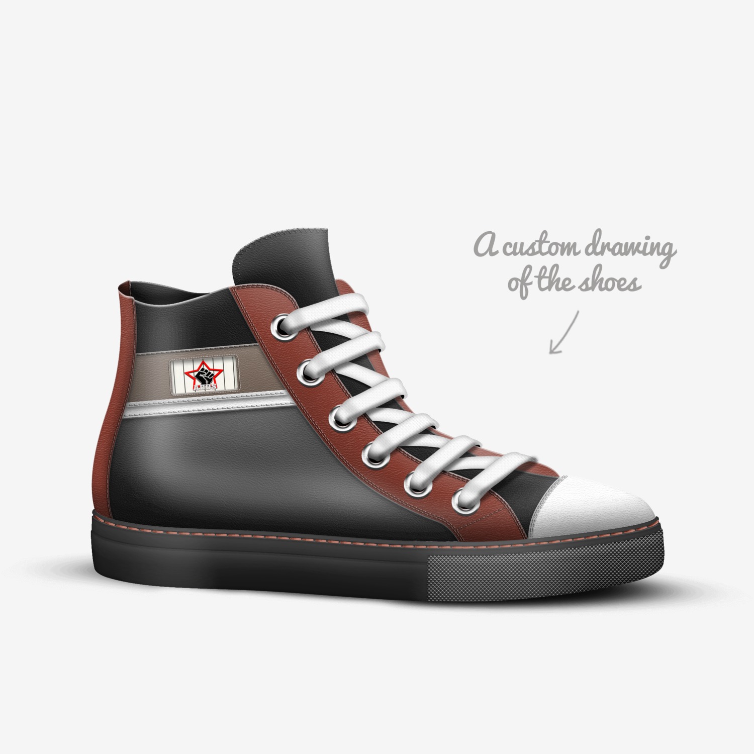 ADOS custom made in Italy shoes by Cedric Savery | Sketch view