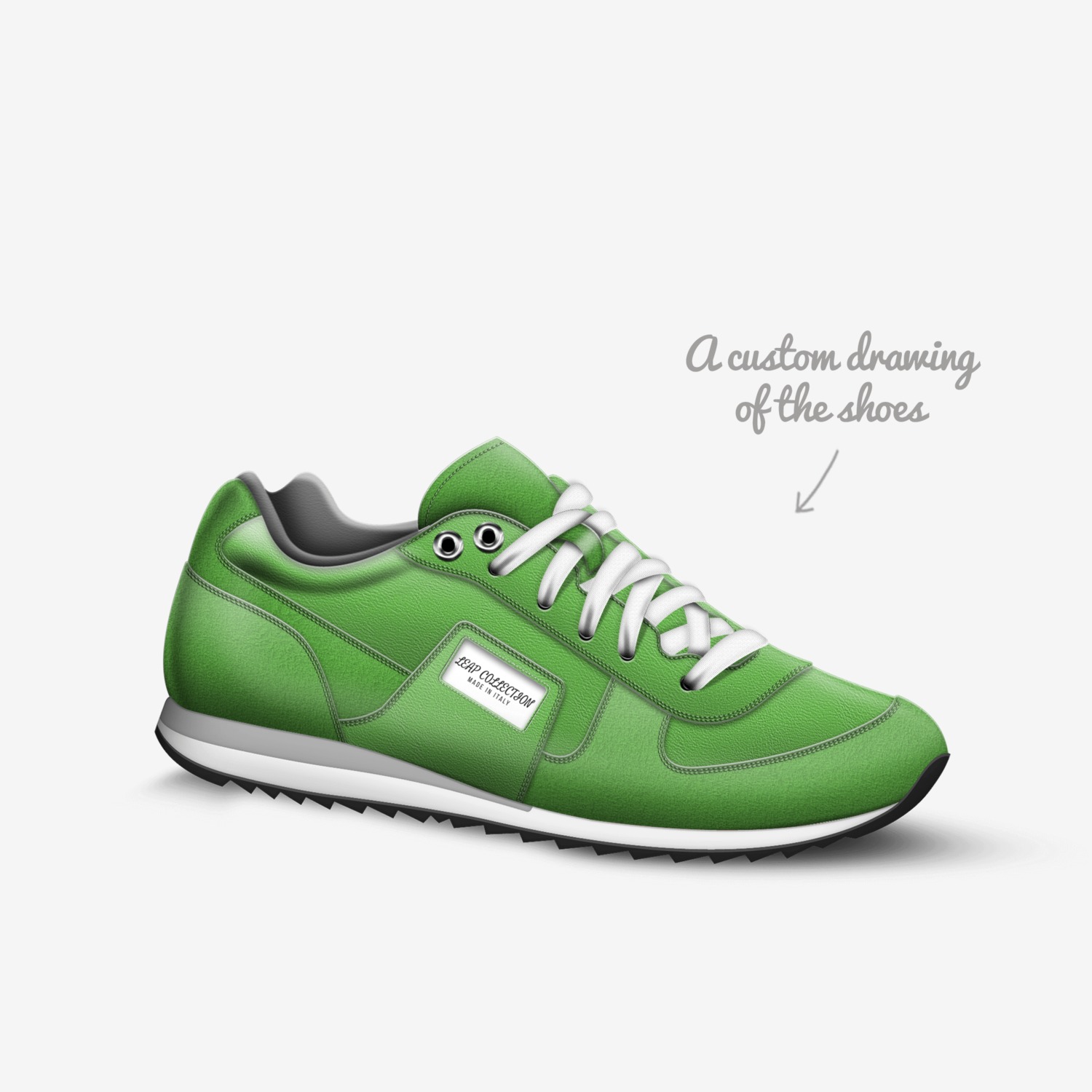 LEAP COLLECTION custom made in Italy shoes by Leap Collection, LLC  | Sketch view