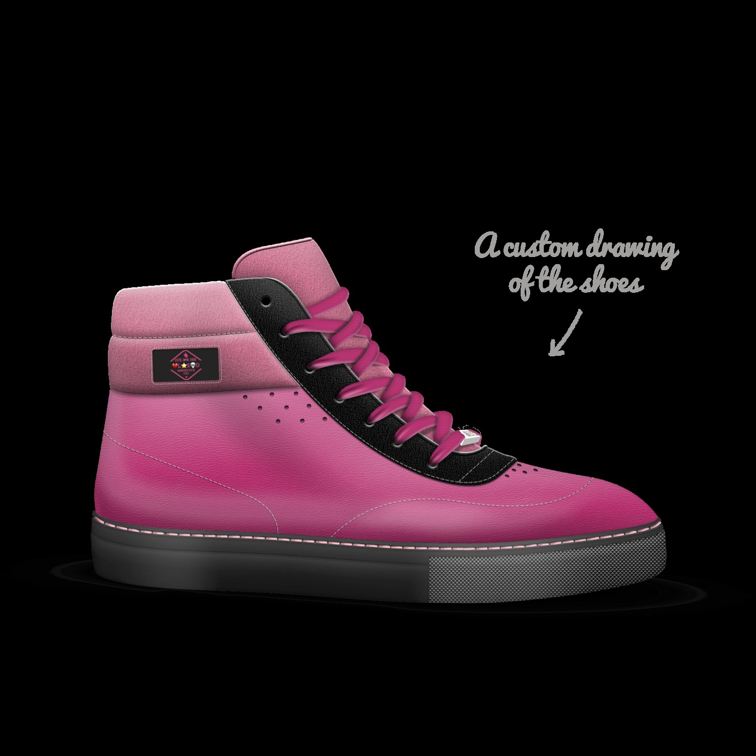 LSD Pink Panther A Custom Shoe concept by Horace Rawlings Jr