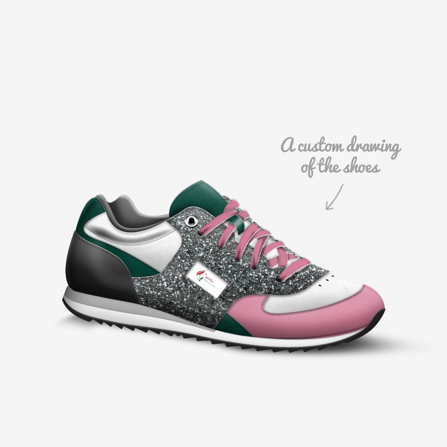 JLRxt Pr!nc3ss custom made in Italy shoes by Jlr Collection | Sketch view