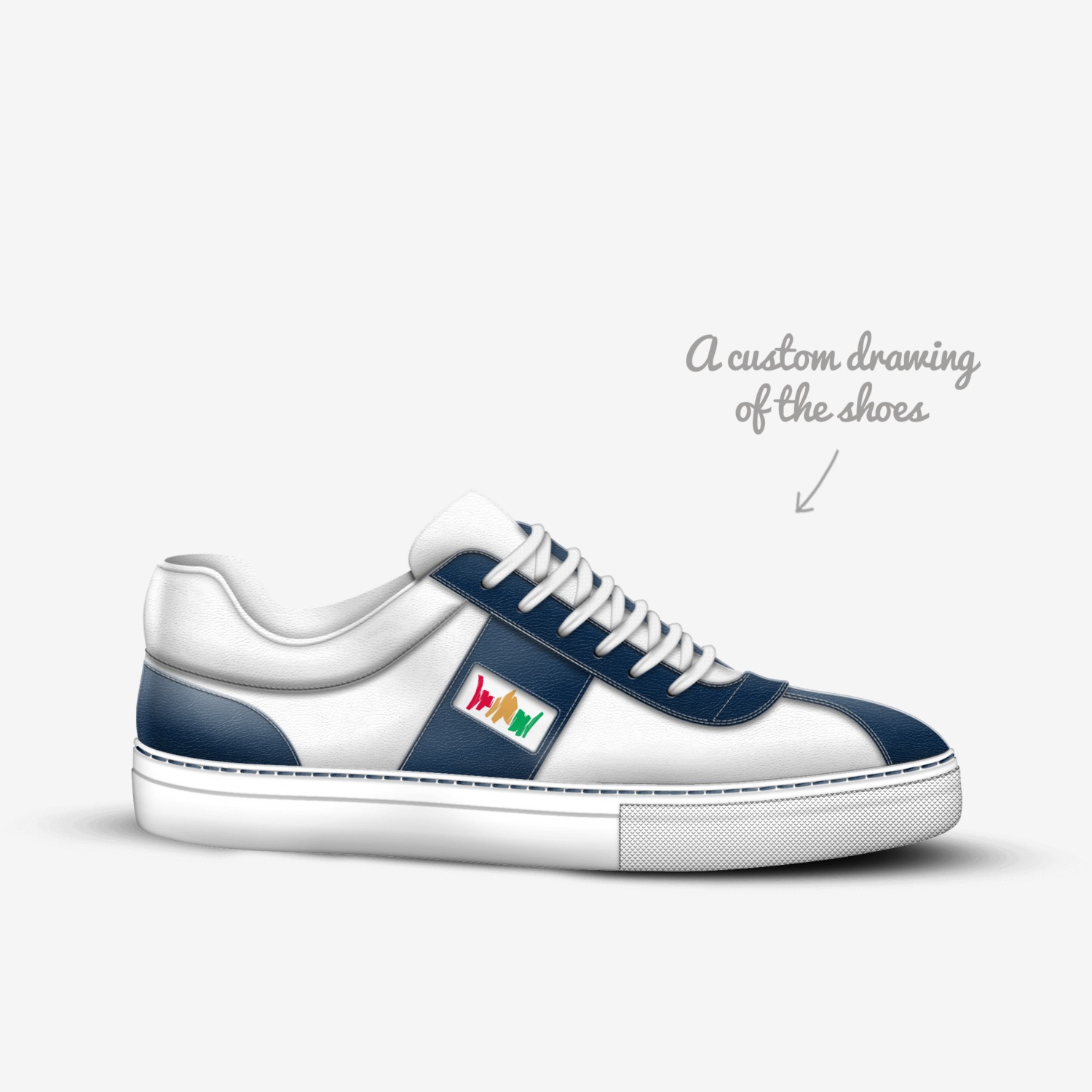 Grooves custom made in Italy shoes by Secundino Martinez | Sketch view