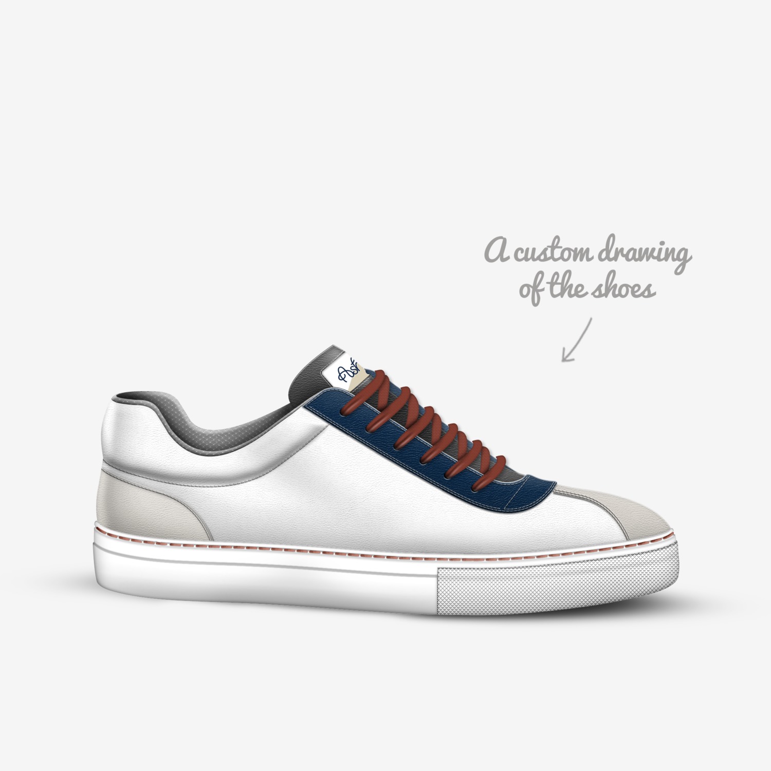 ASHYD custom made in Italy shoes by Agency Aliveshoes | Sketch view