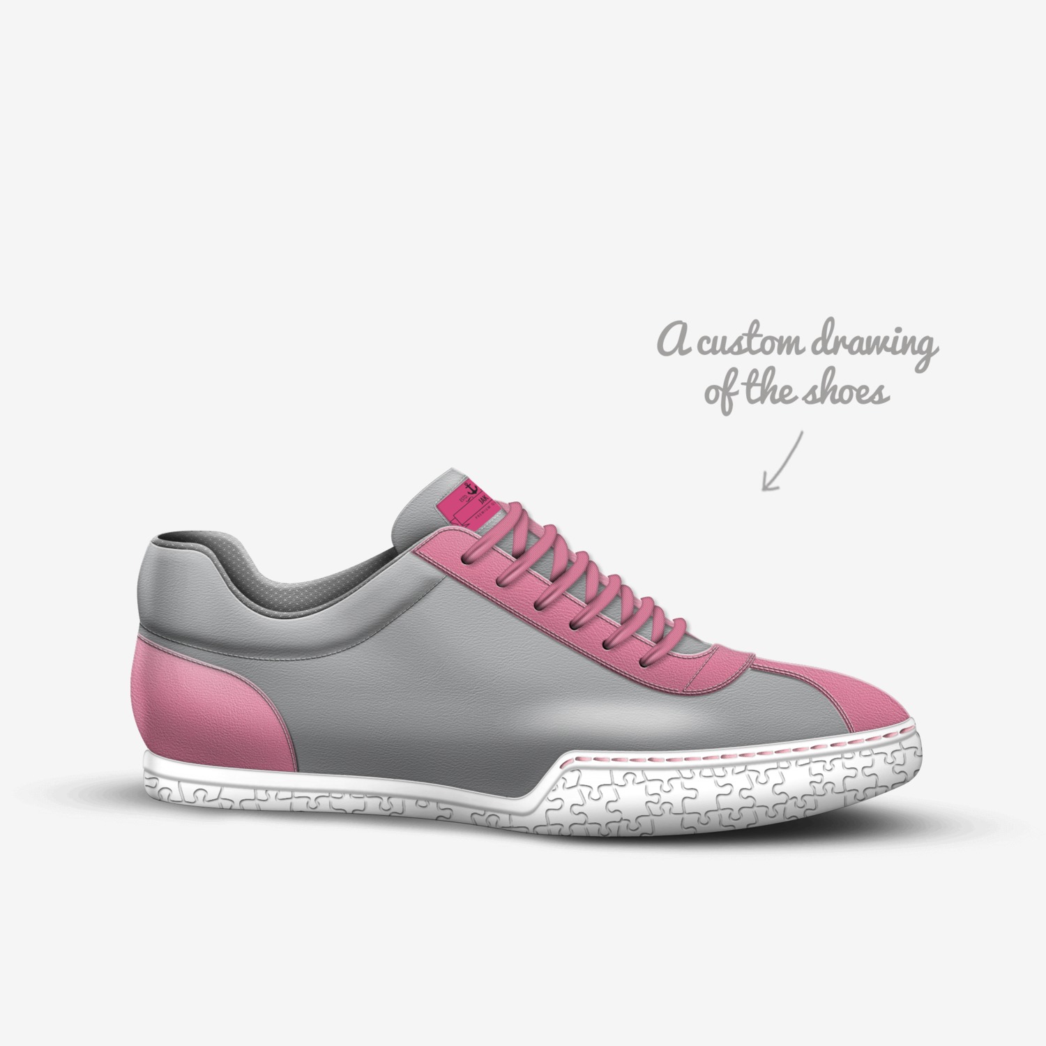 JAK custom made in Italy shoes by Savannah Powers | Sketch view