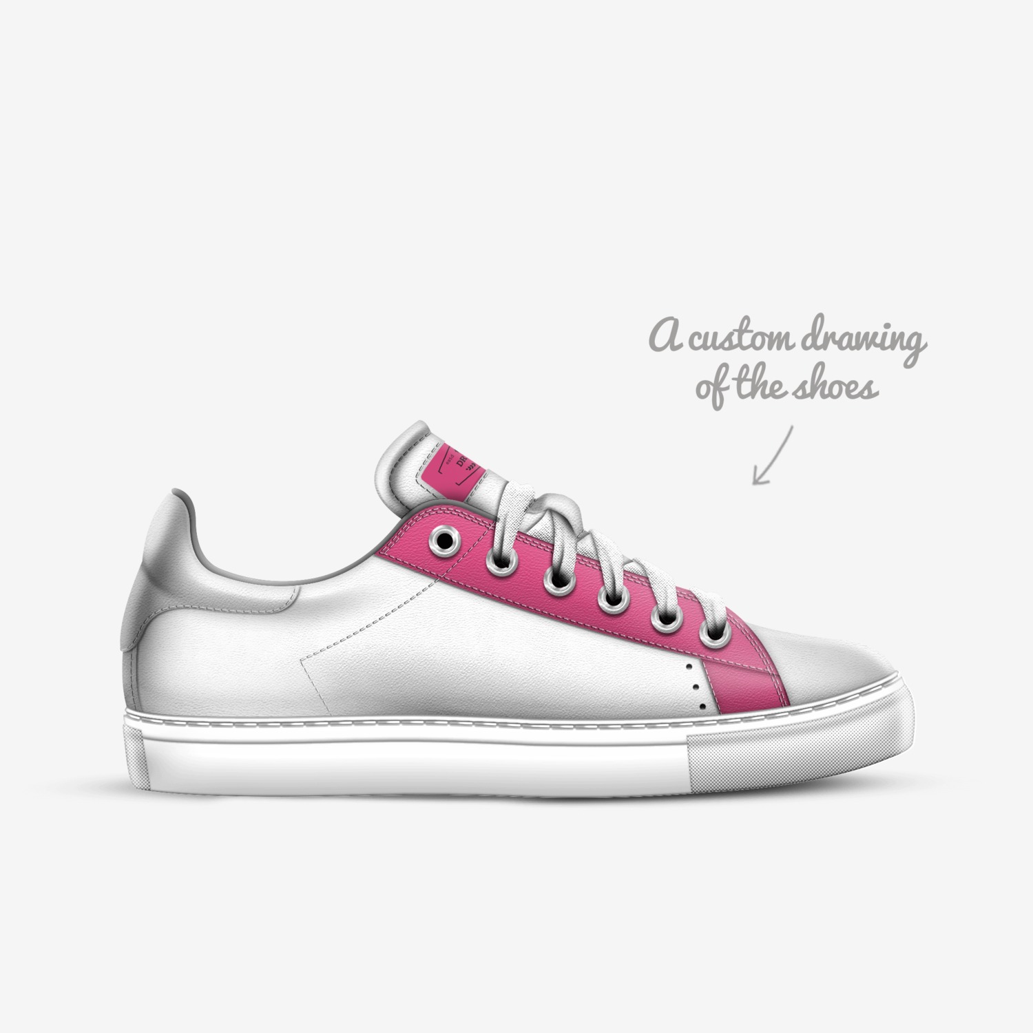 DRIPZ custom made in Italy shoes by Komane Komizzle | Sketch view